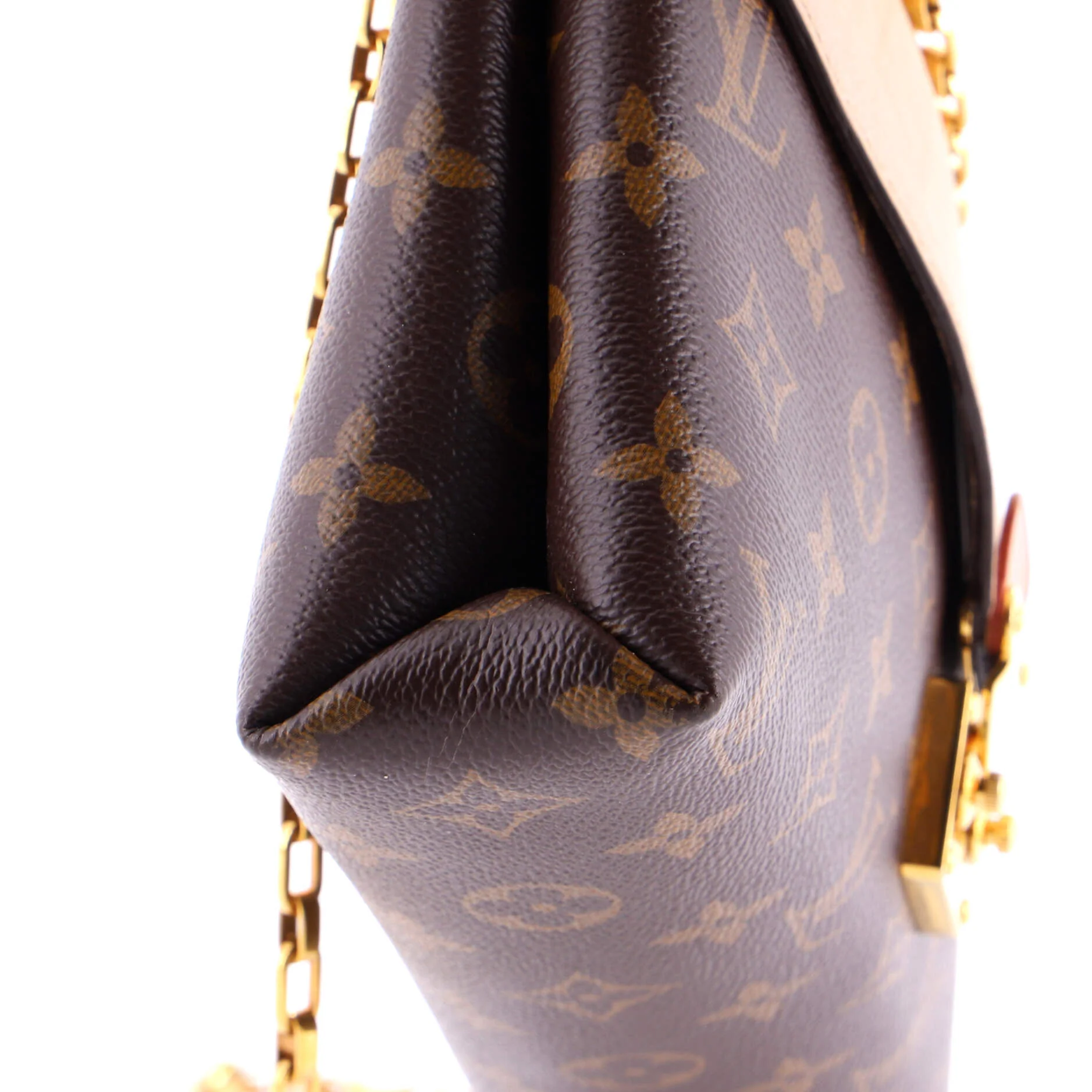 Pallas Chain Shoulder Bag Monogram Canvas and Calfskin - Image 6