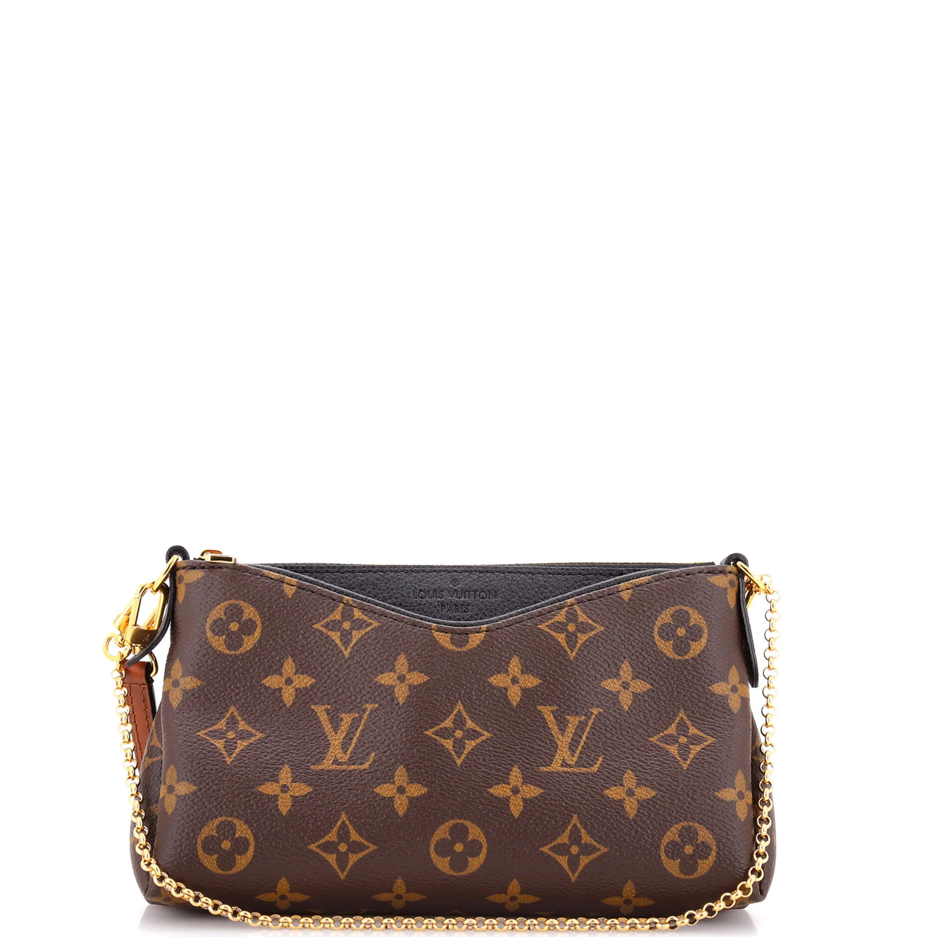 Pallas Clutch Monogram Canvas with Leather