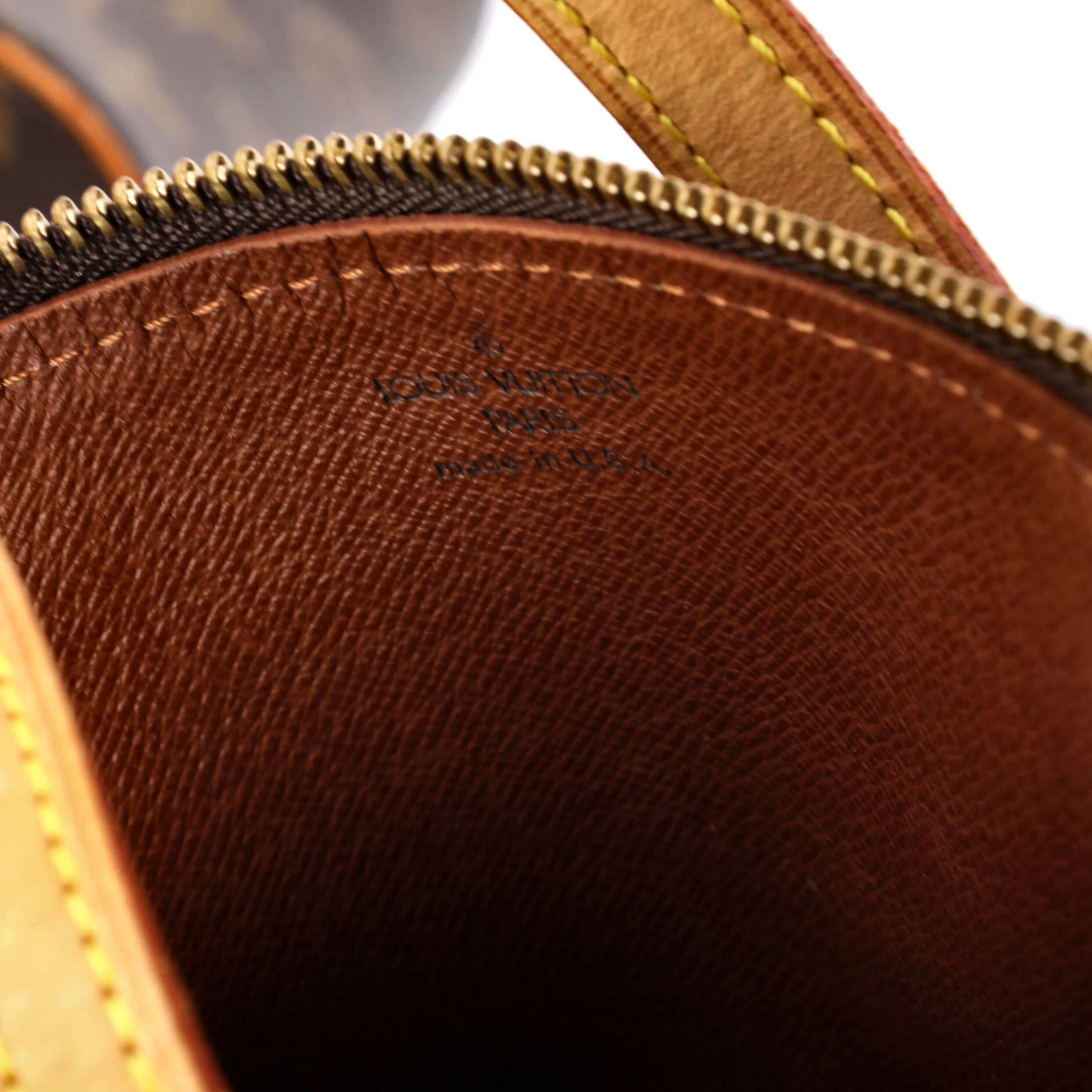 Papillon Handbag Monogram Canvas 30 - Image 8