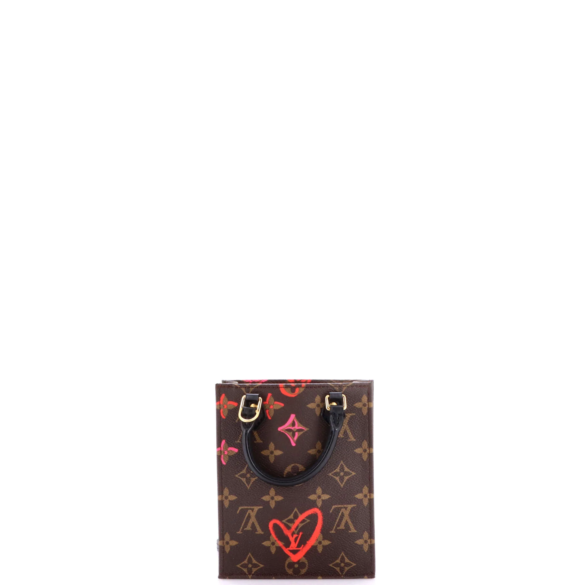 Petit Sac Plat Bag Limited Edition Fall in Love Monogram Canvas - Image 3
