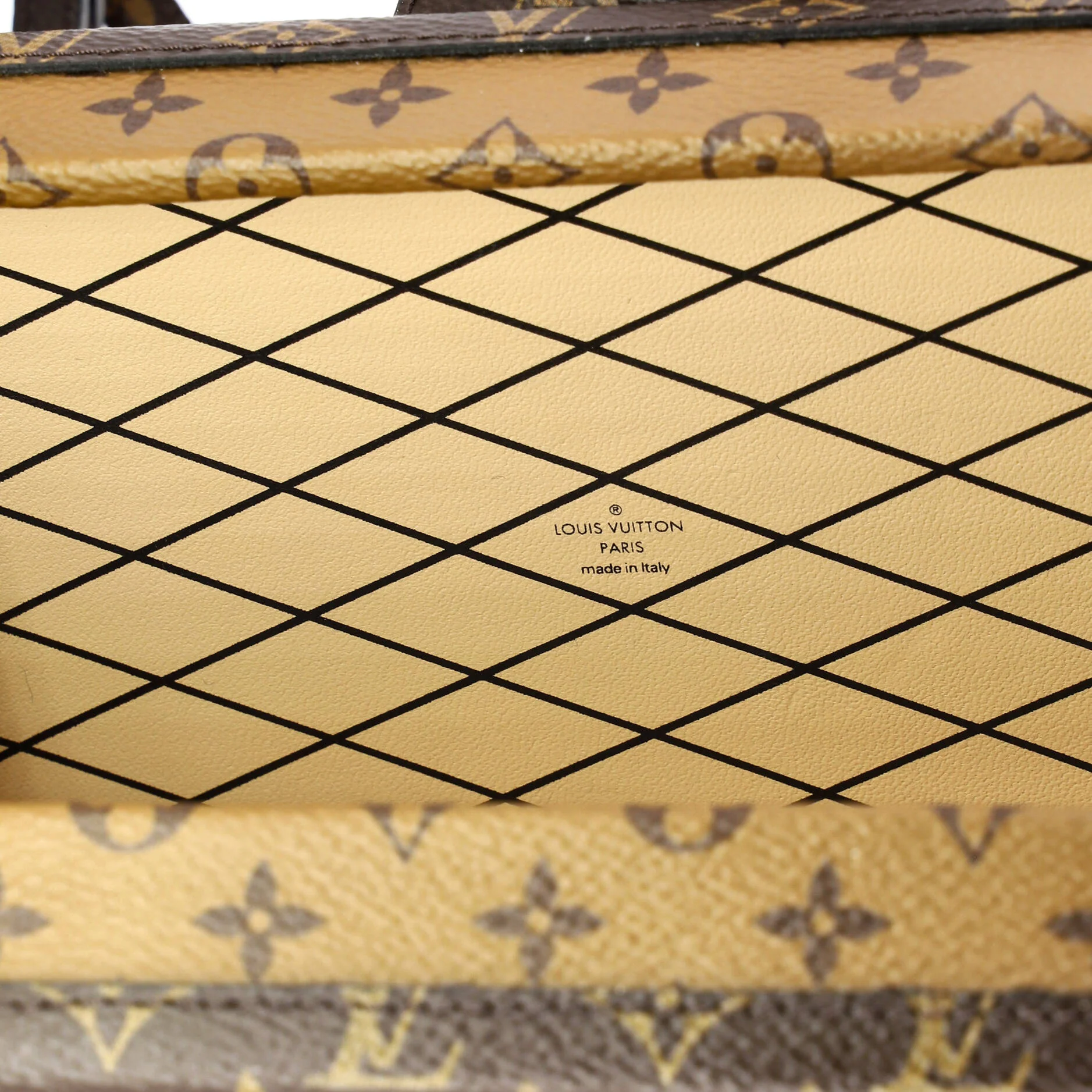 Petite Malle Handbag Reverse Monogram Canvas - Image 6