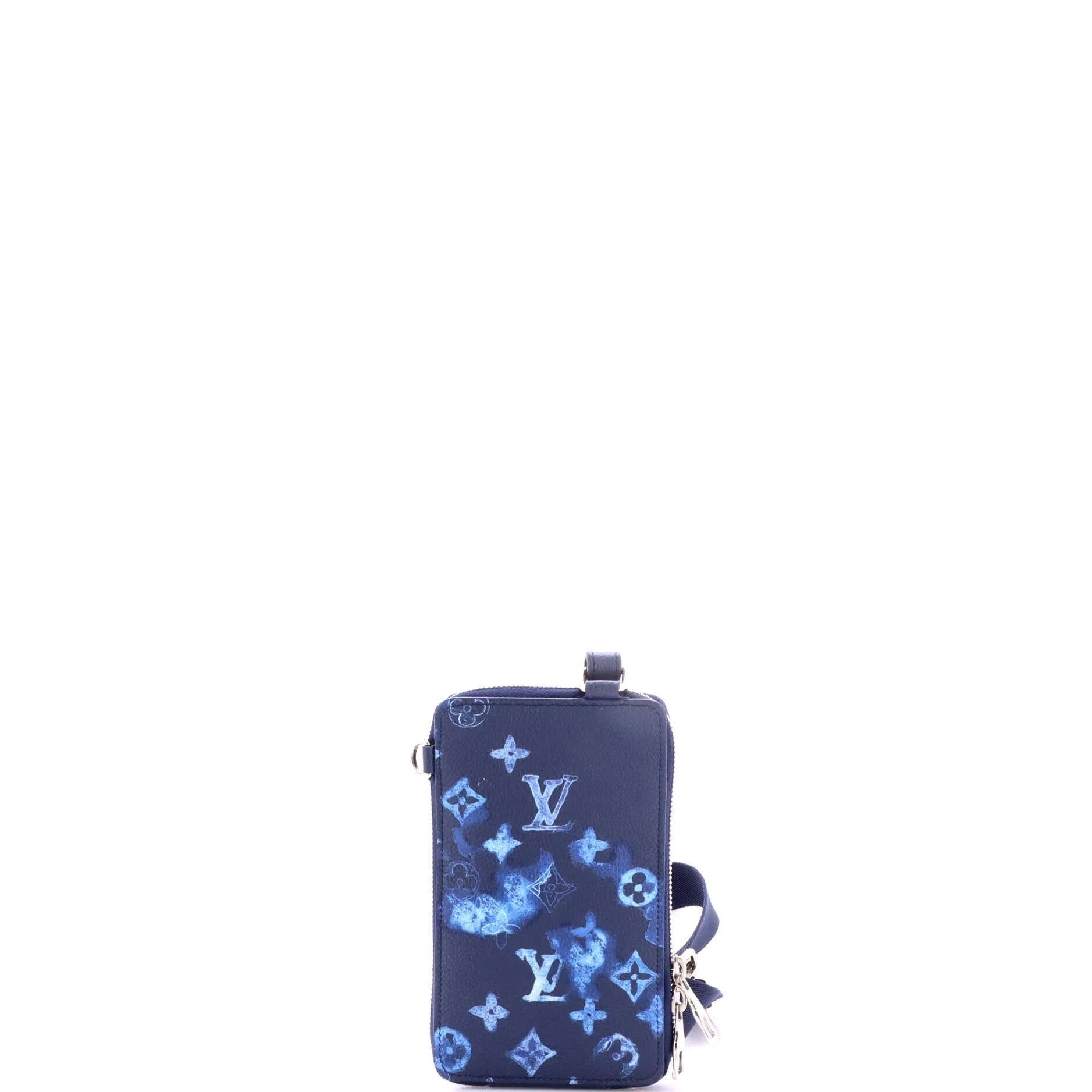 Phone Pouch Limited Edition Monogram Ink Watercolor Leather - Image 3