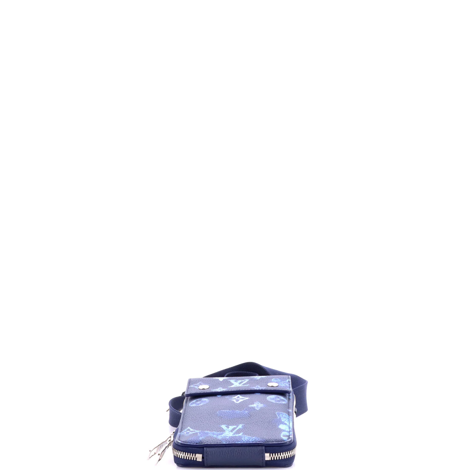 Phone Pouch Limited Edition Monogram Ink Watercolor Leather - Image 4
