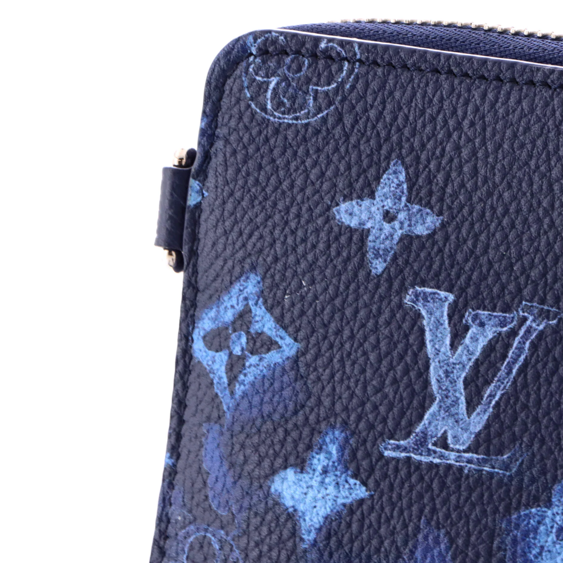 Phone Pouch Limited Edition Monogram Ink Watercolor Leather - Image 7