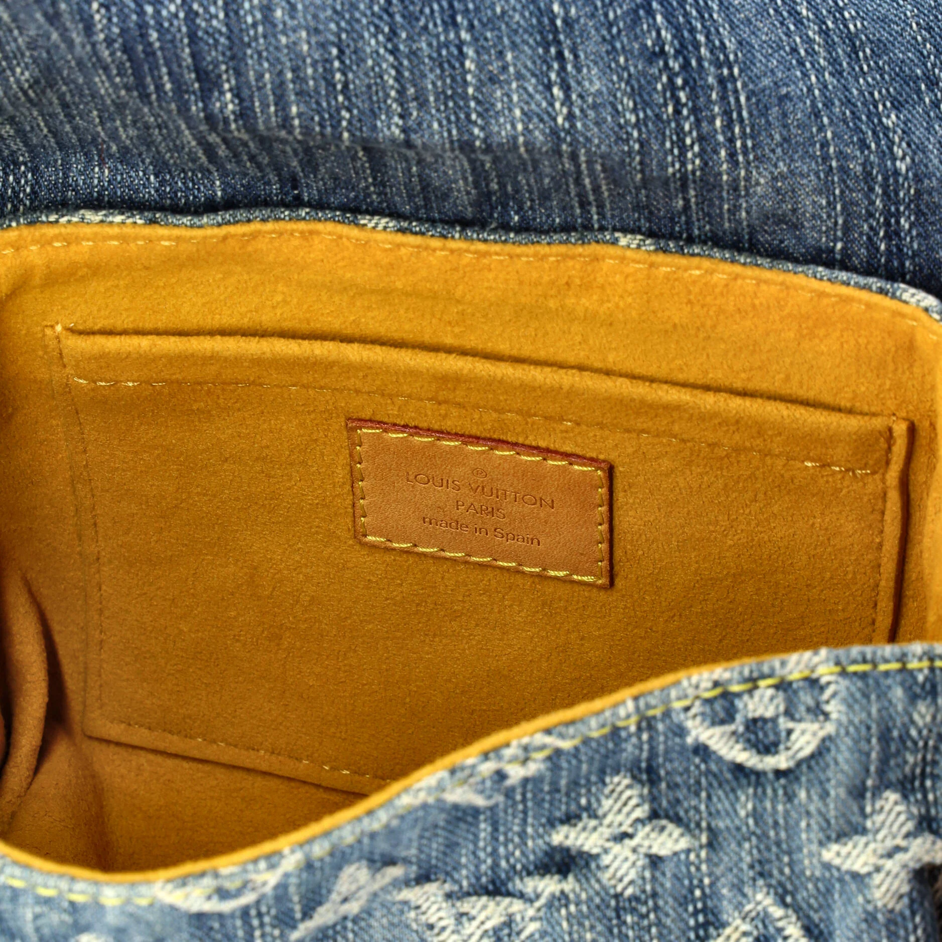 Pleaty Handbag Denim Mini - Image 6