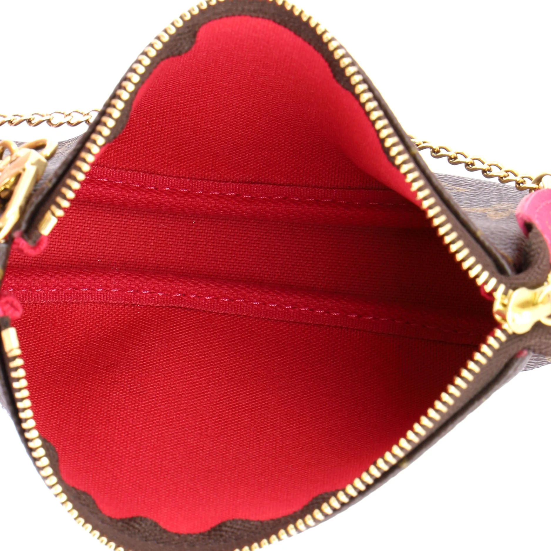 Pochette Accessoires Limited Edition Vivienne Xmas Monogram Canvas Mini - Image 5