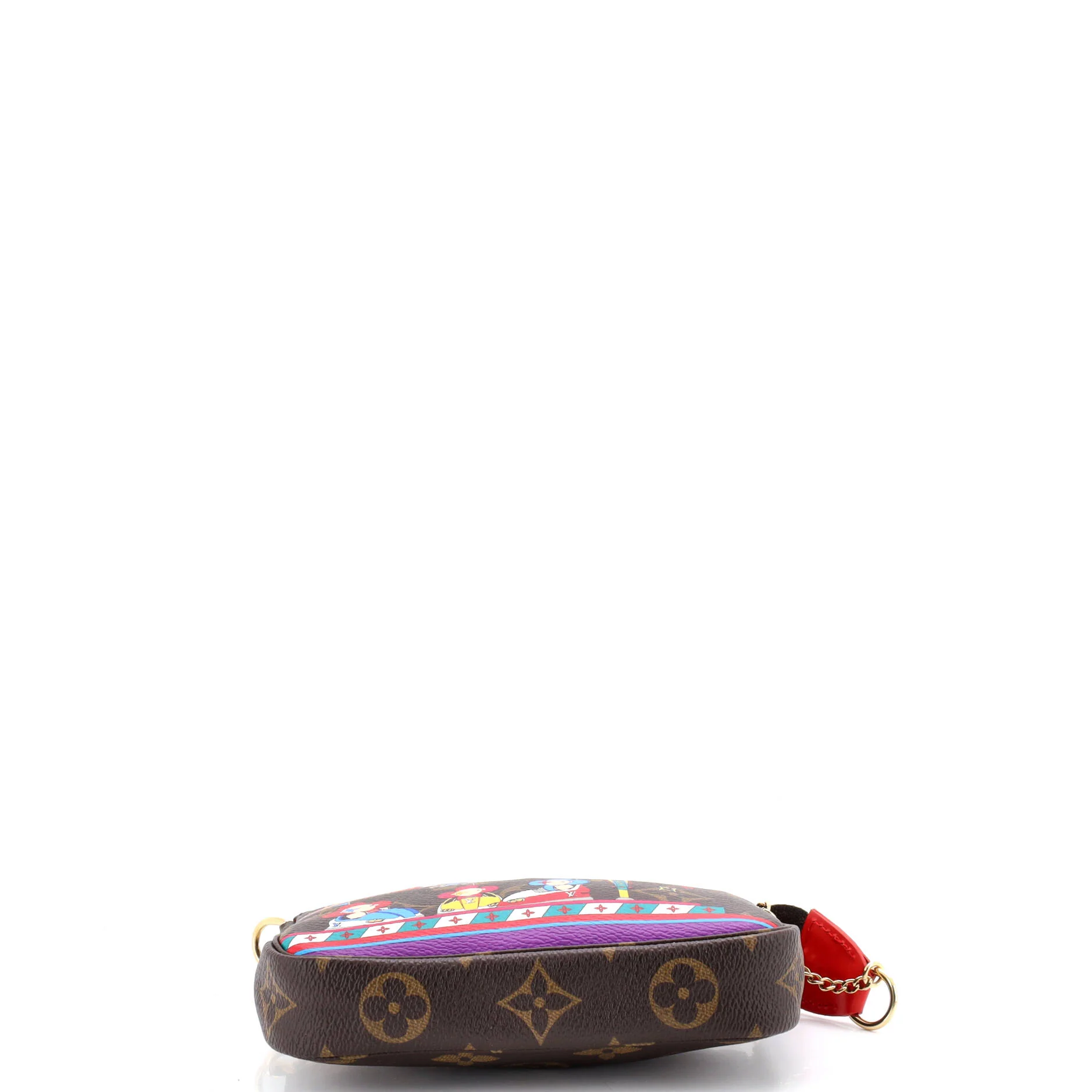 Pochette Accessoires Limited Edition Vivienne Xmas Monogram Canvas Mini - Image 4