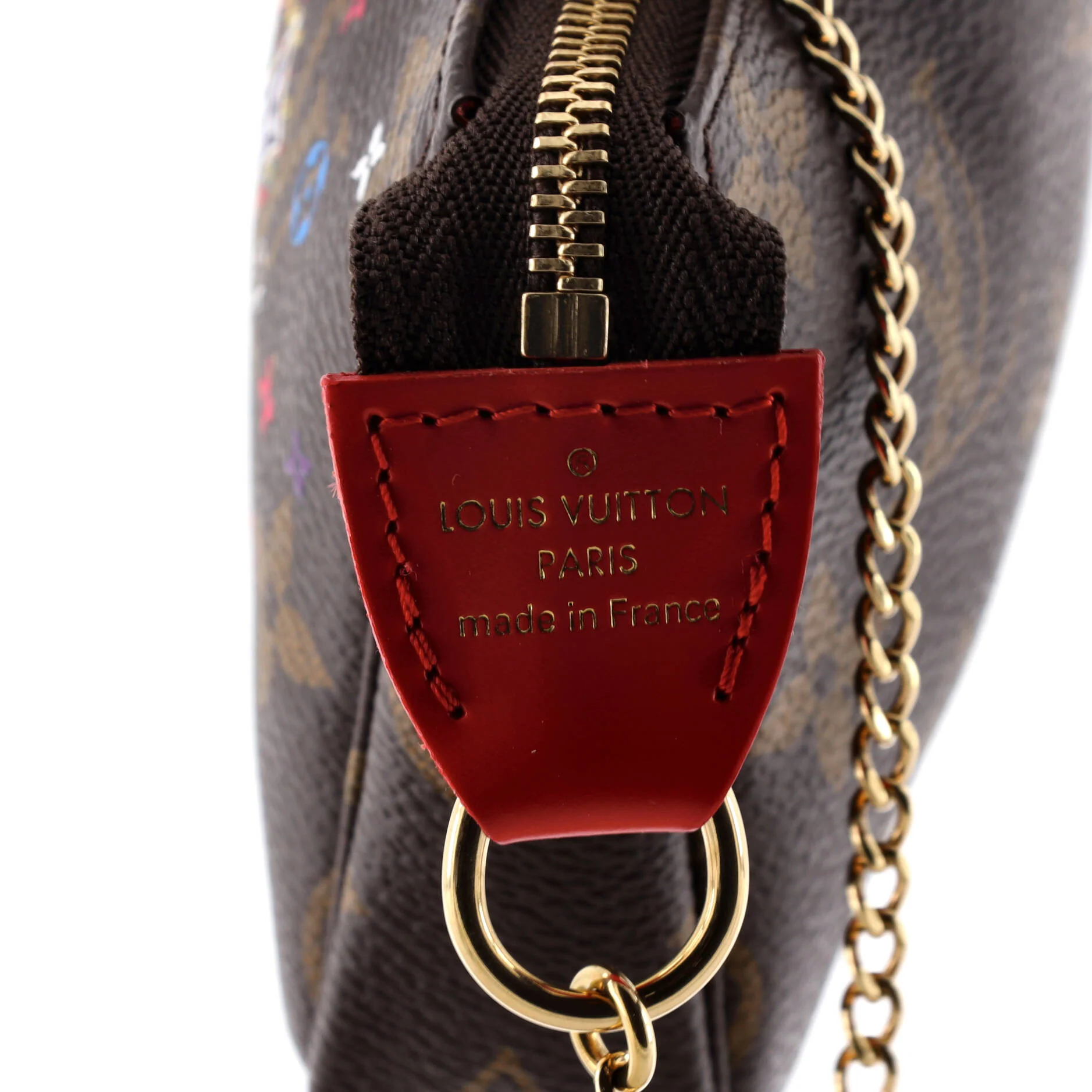 Pochette Accessoires Limited Edition Vivienne Xmas Monogram Canvas Mini - Image 6