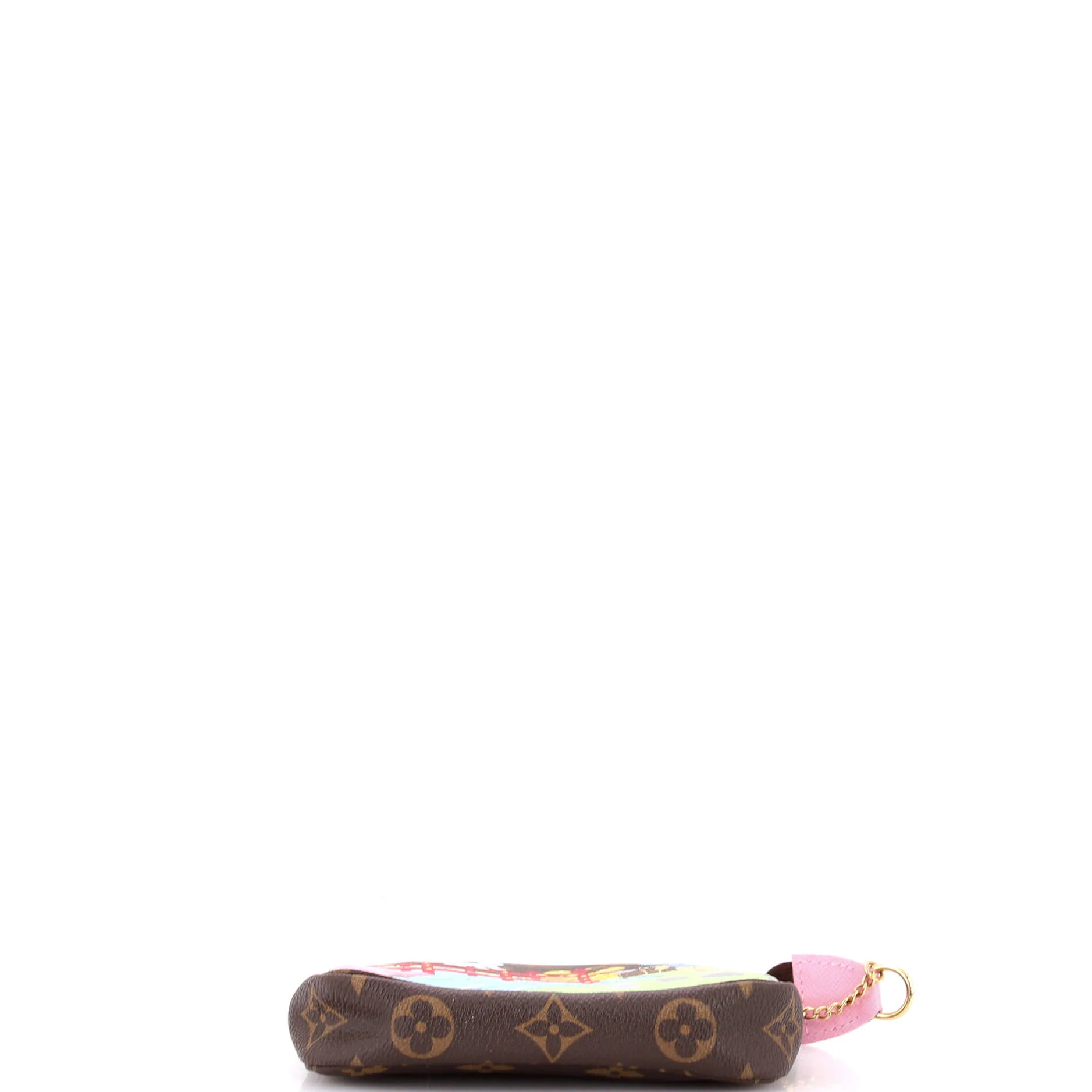 Pochette Accessoires Limited Edition Vivienne Xmas Monogram Canvas Mini - Image 4