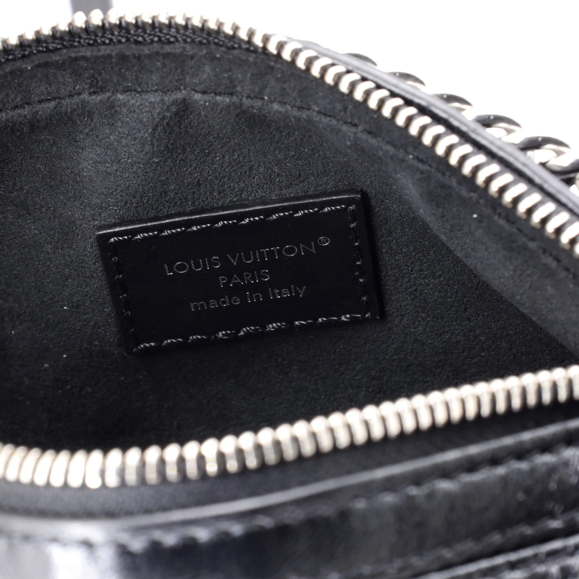 Pochette Vibe Shoulder Bag Leather with Monogram Canvas - Image 6