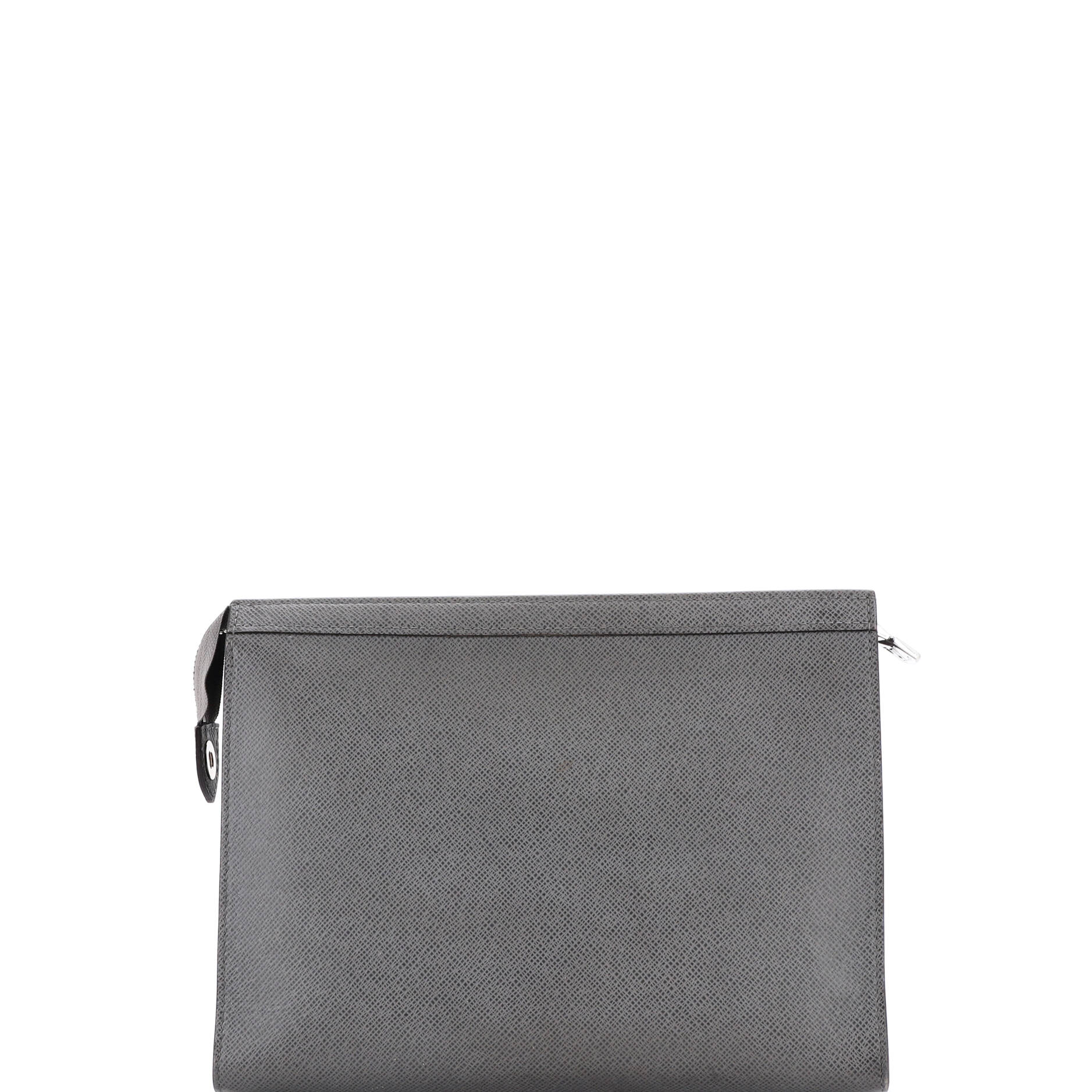 Pochette Voyage Panelled Taiga Leather MM - Image 3