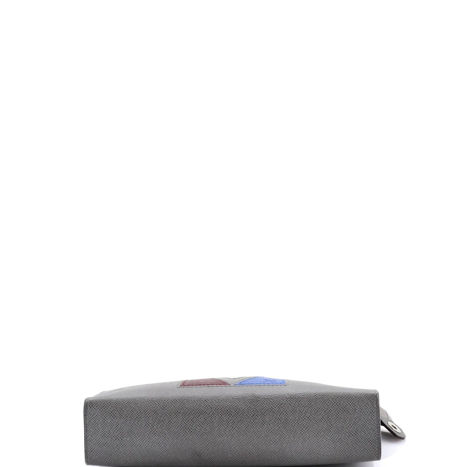 Pochette Voyage Panelled Taiga Leather MM - Image 4