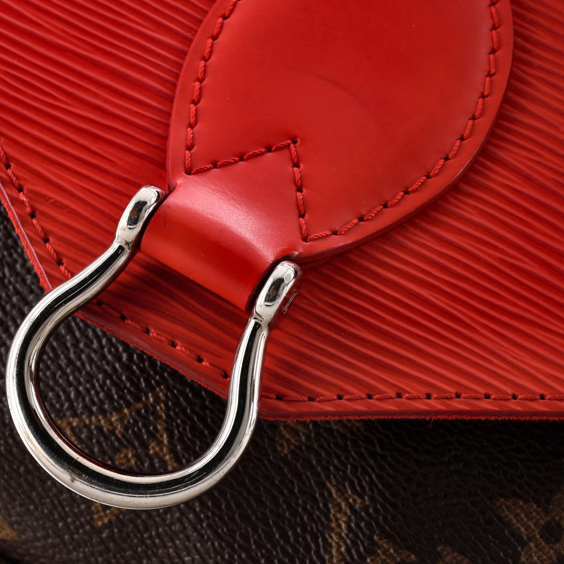 Saint Michel Handbag Monogram Canvas and Epi Leather - Image 6
