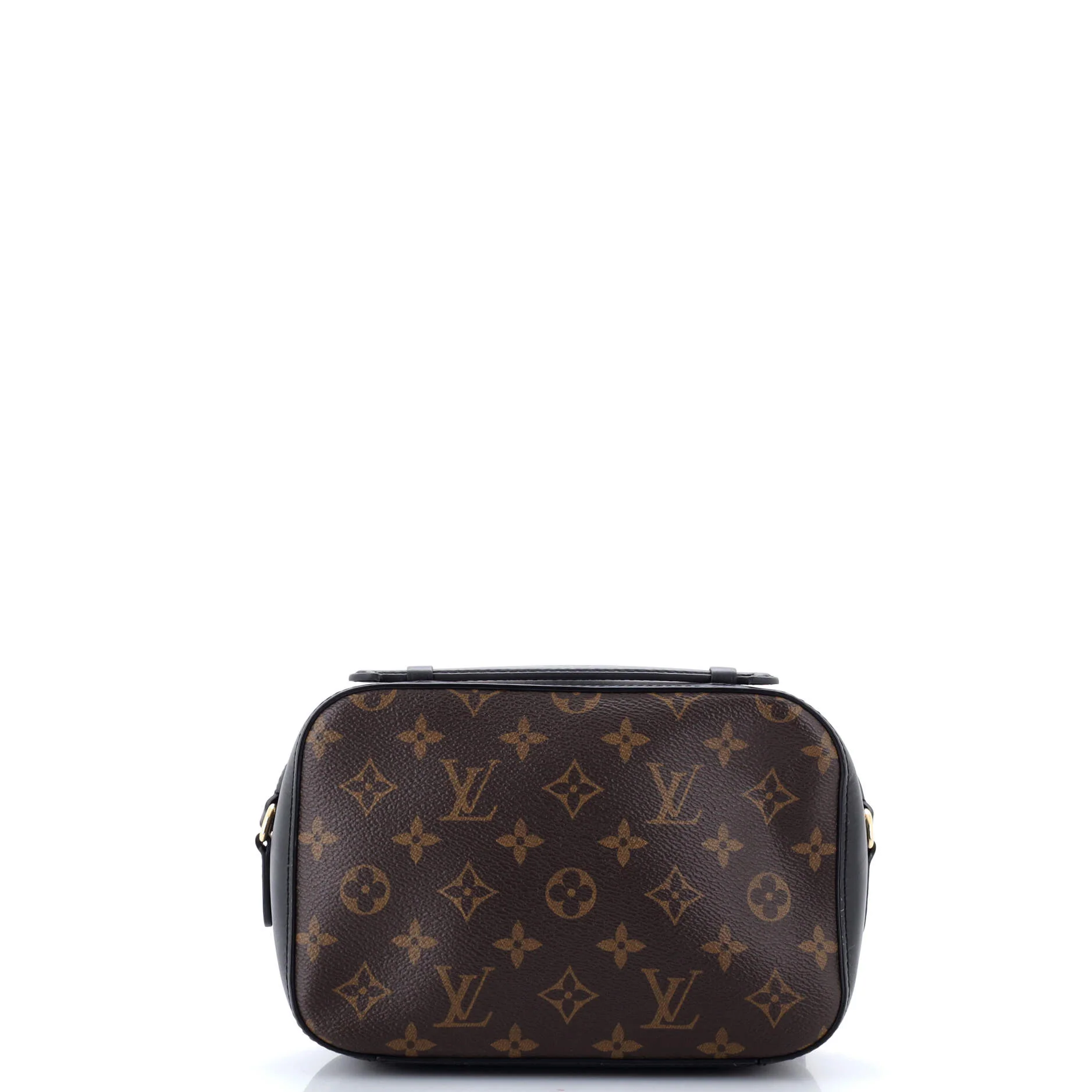 Saintonge Handbag Monogram Canvas with Leather - Image 3