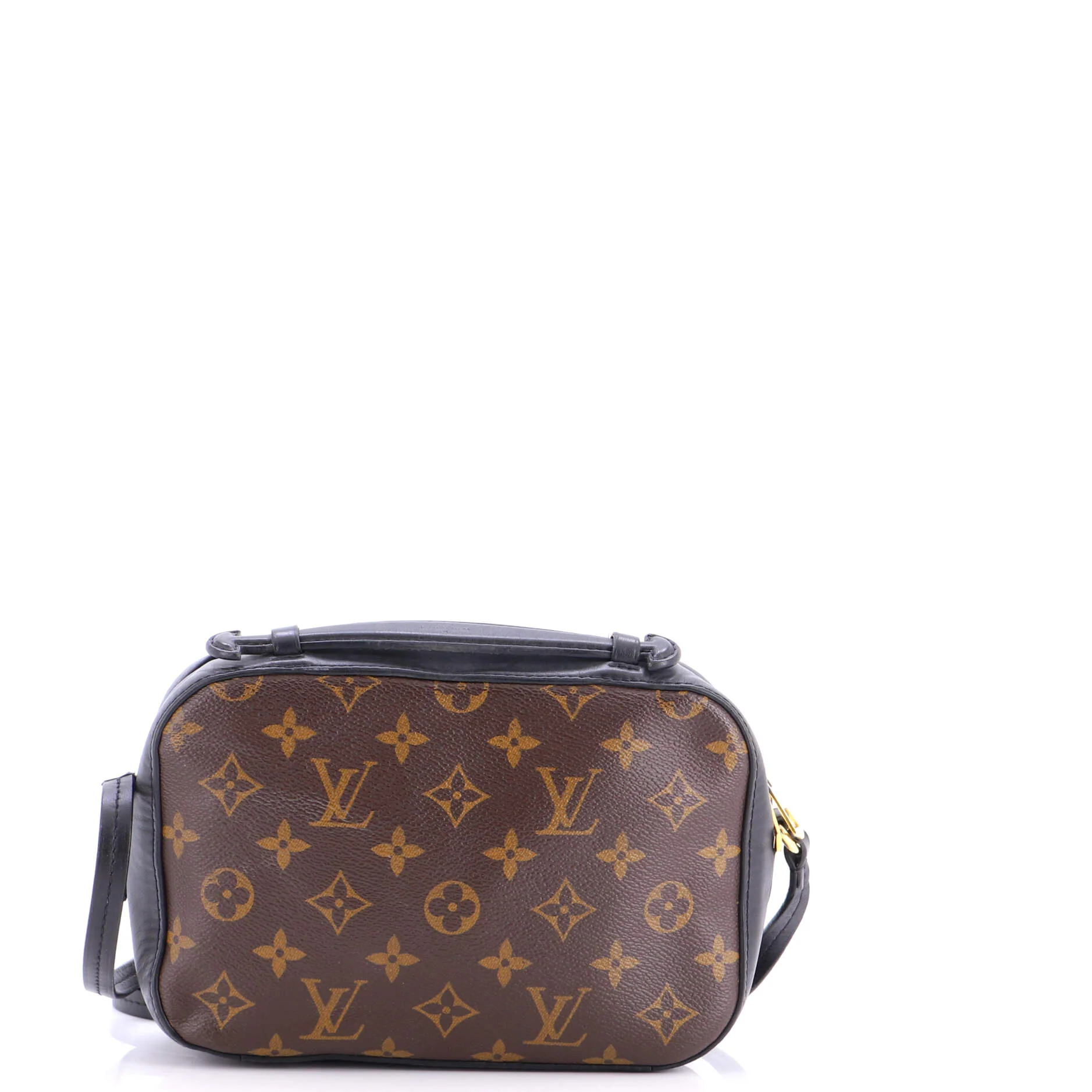 Saintonge Handbag Monogram Canvas with Leather - Image 3