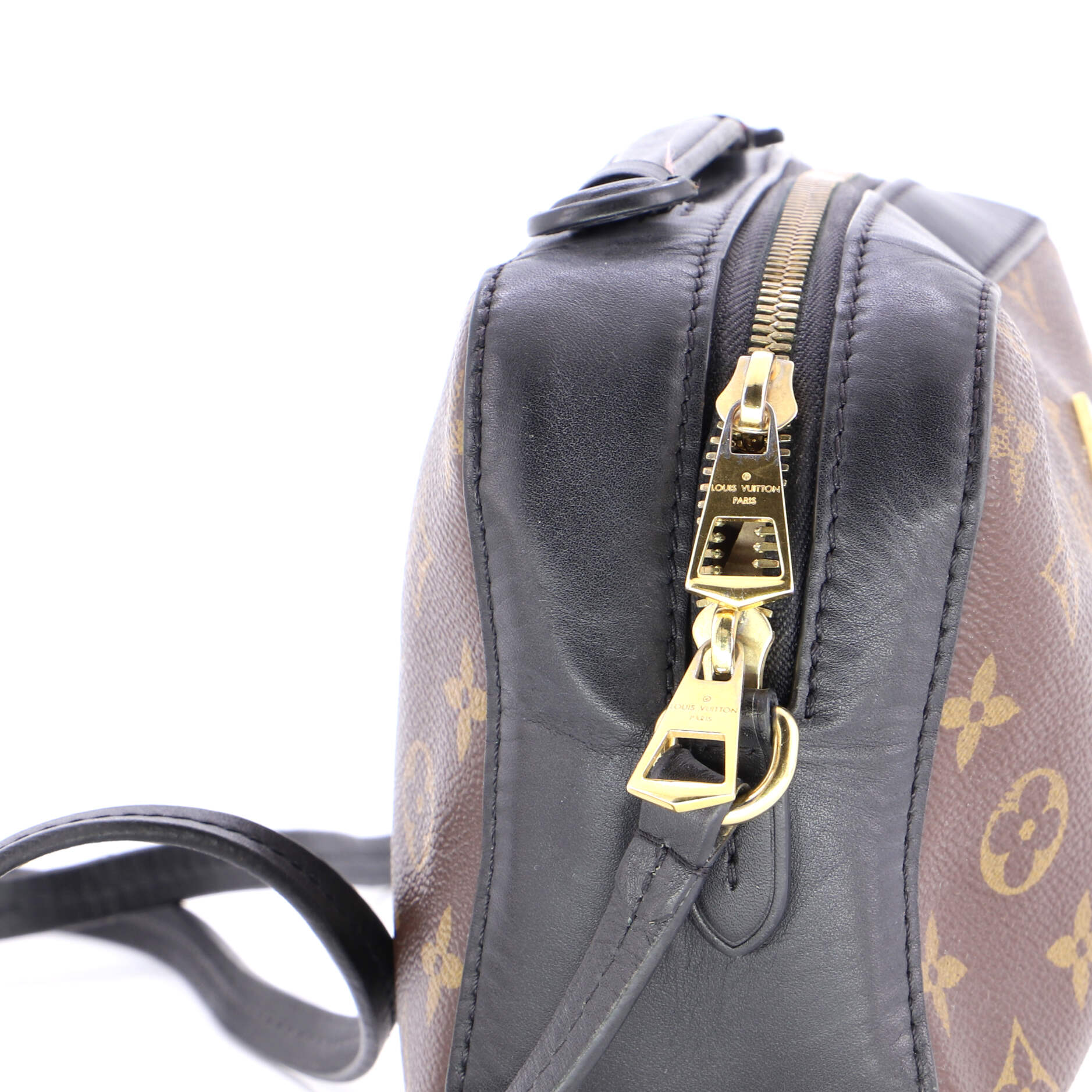 Saintonge Handbag Monogram Canvas with Leather - Image 7