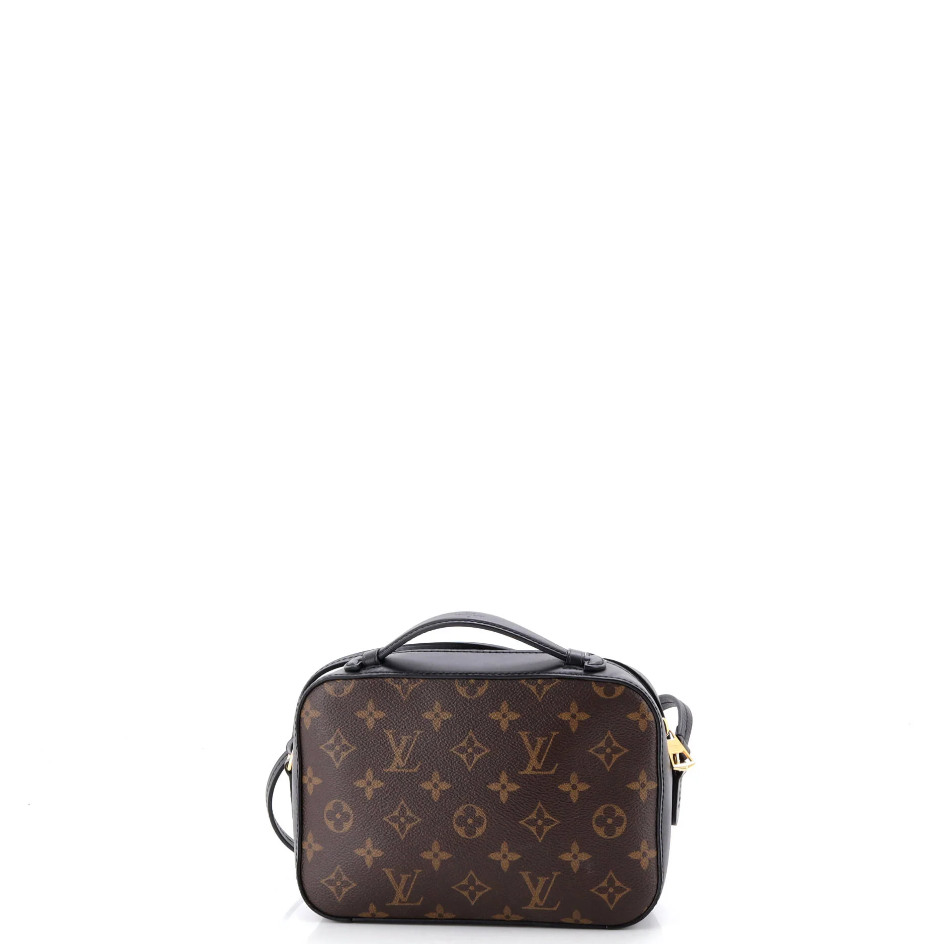 Saintonge Handbag Monogram Canvas with Leather - Image 3