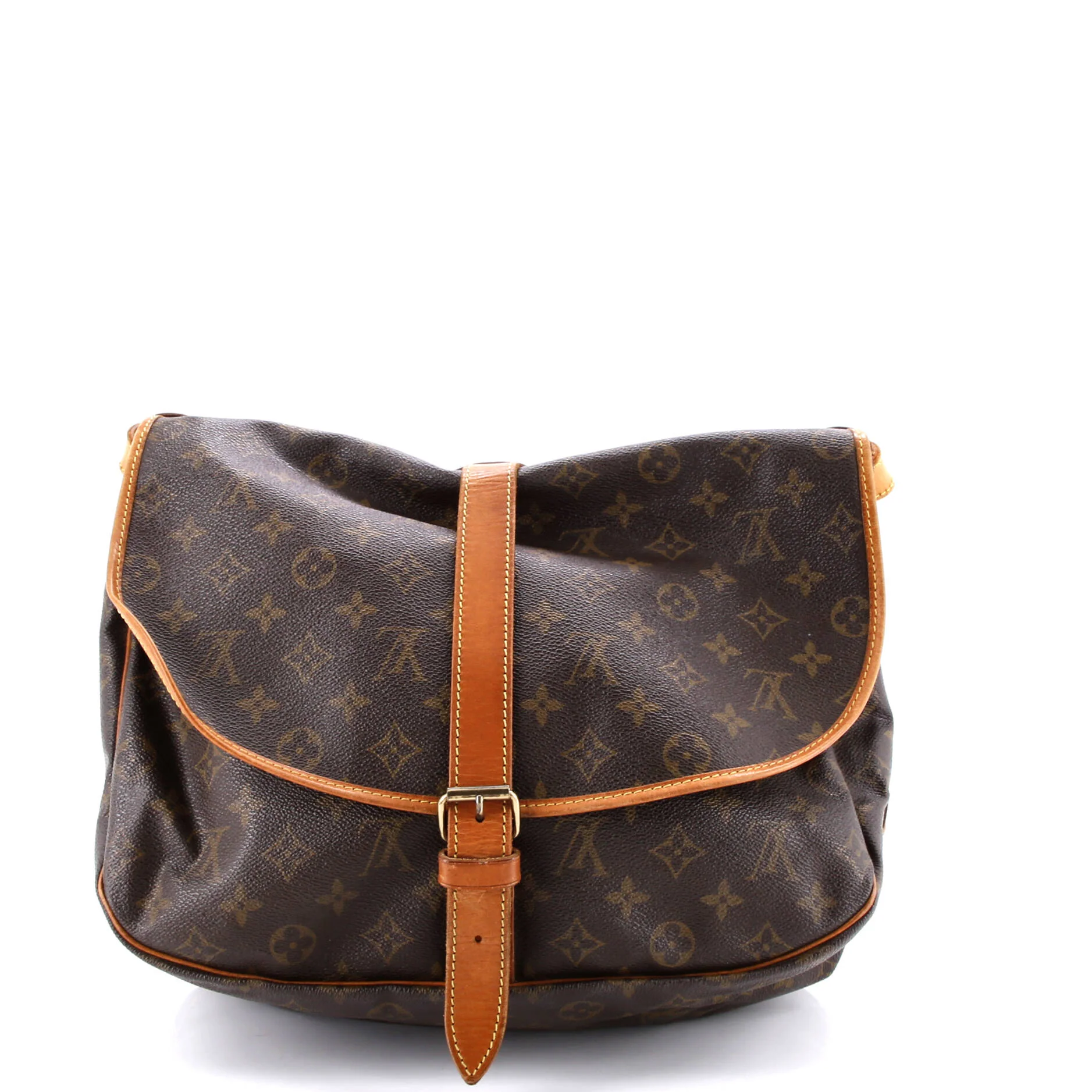 Saumur Handbag Monogram Canvas 35 - Image 3
