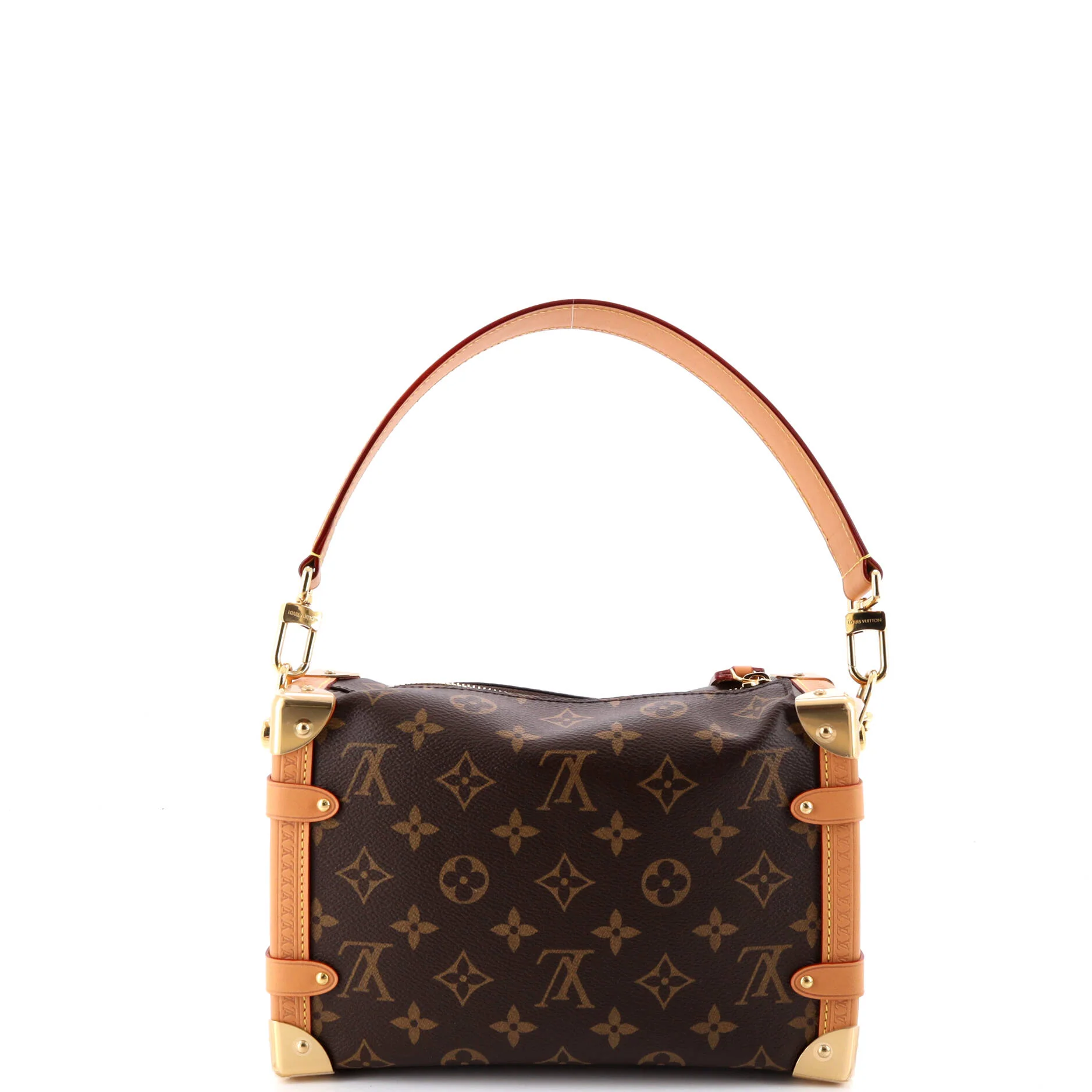 Side Trunk Handbag Monogram Canvas MM - Image 3