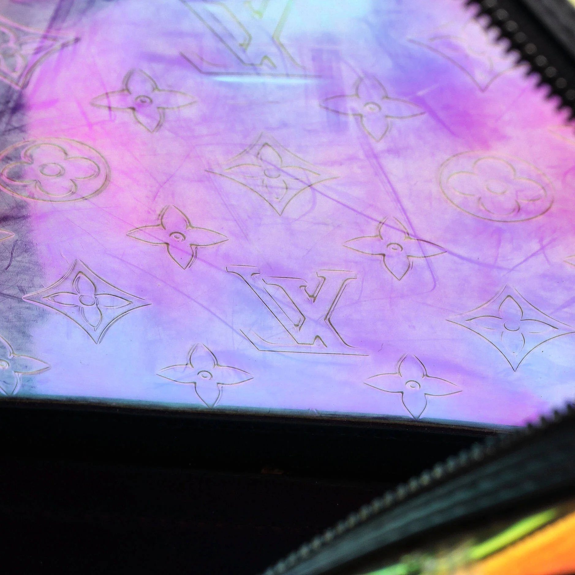 Soft Trunk Bag Limited Edition Dark Monogram Prism PVC - Image 6