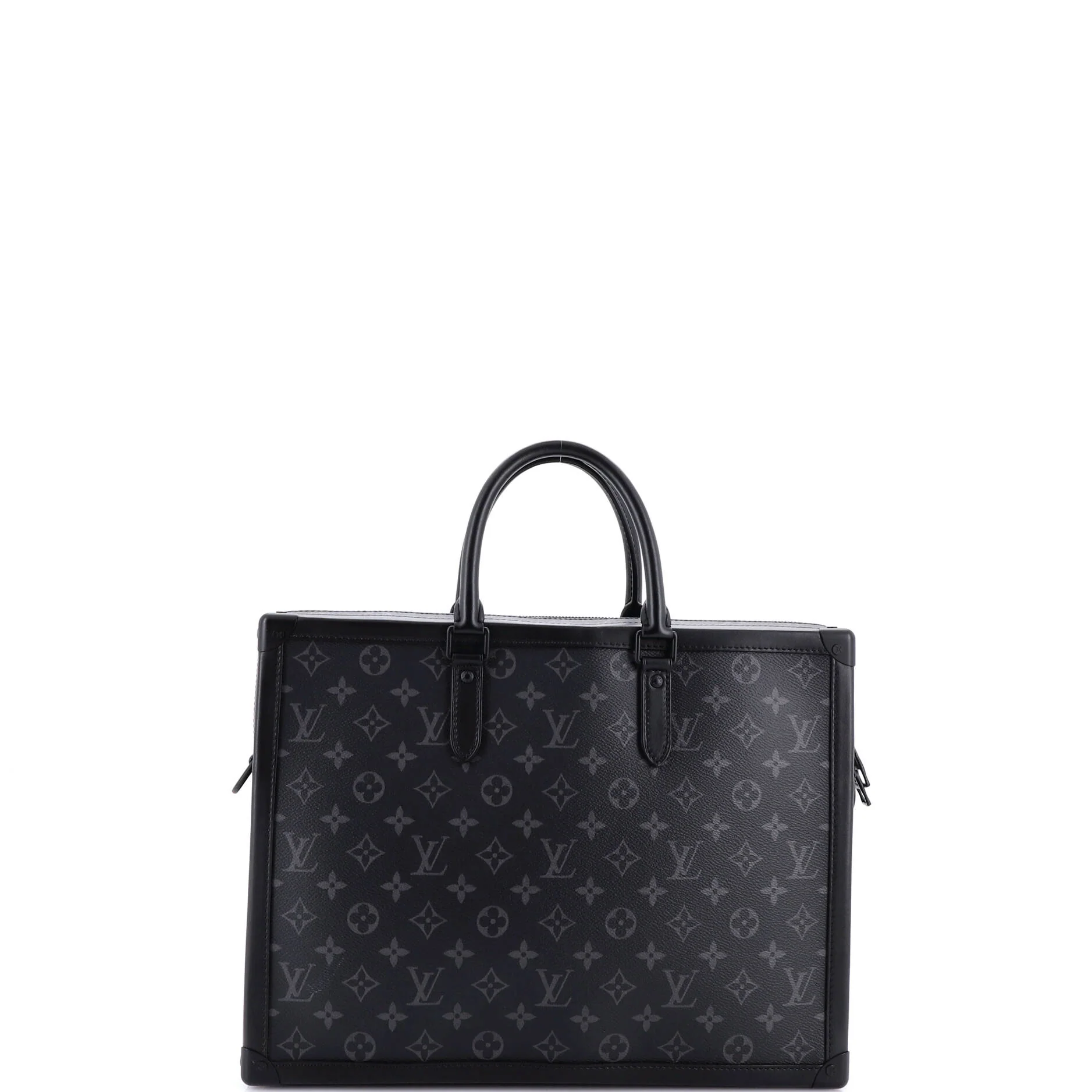 Soft Trunk Briefcase Monogram Eclipse Canvas - Image 3