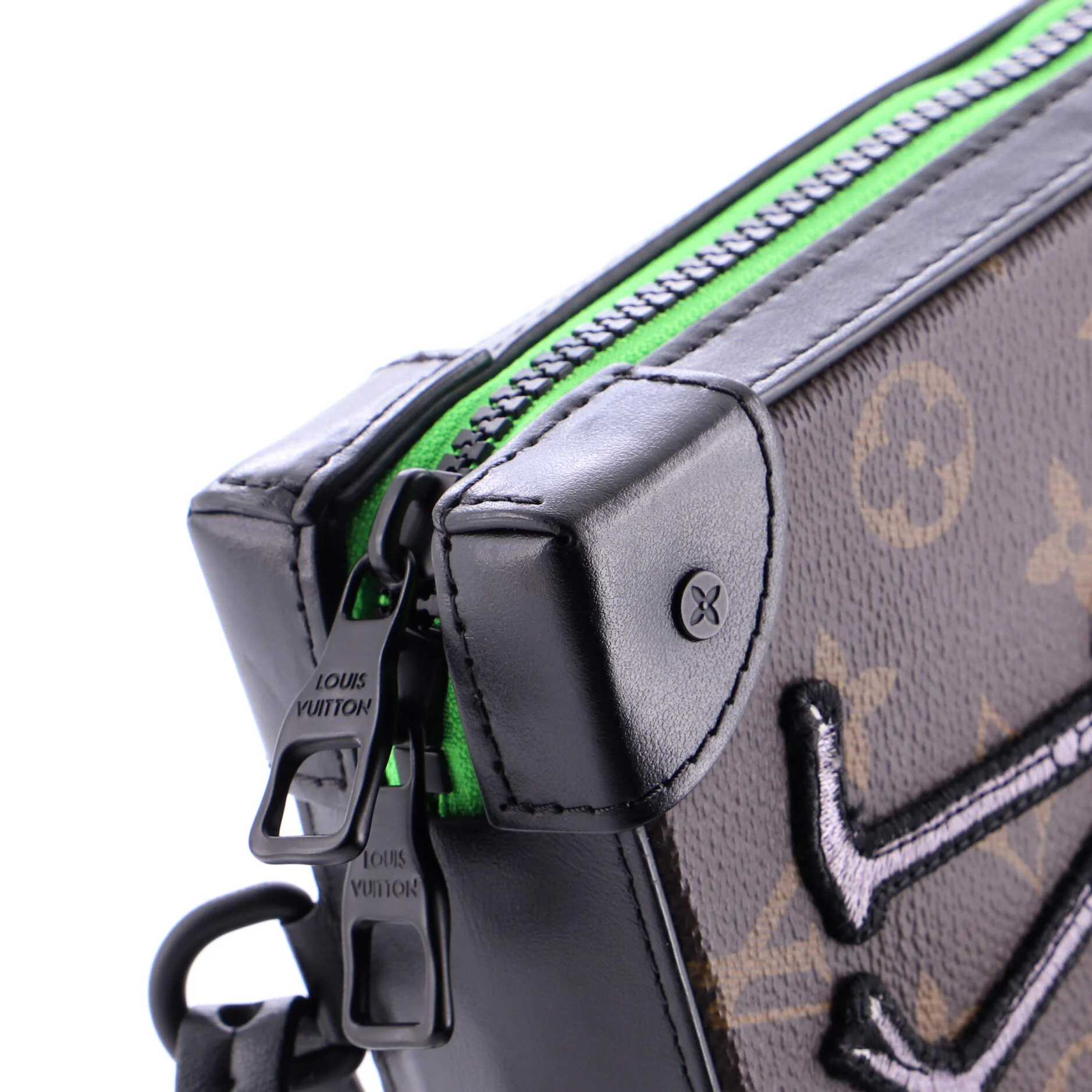Soft Trunk Phone Box Monogram Canvas with LV Friends Patch - Image 6