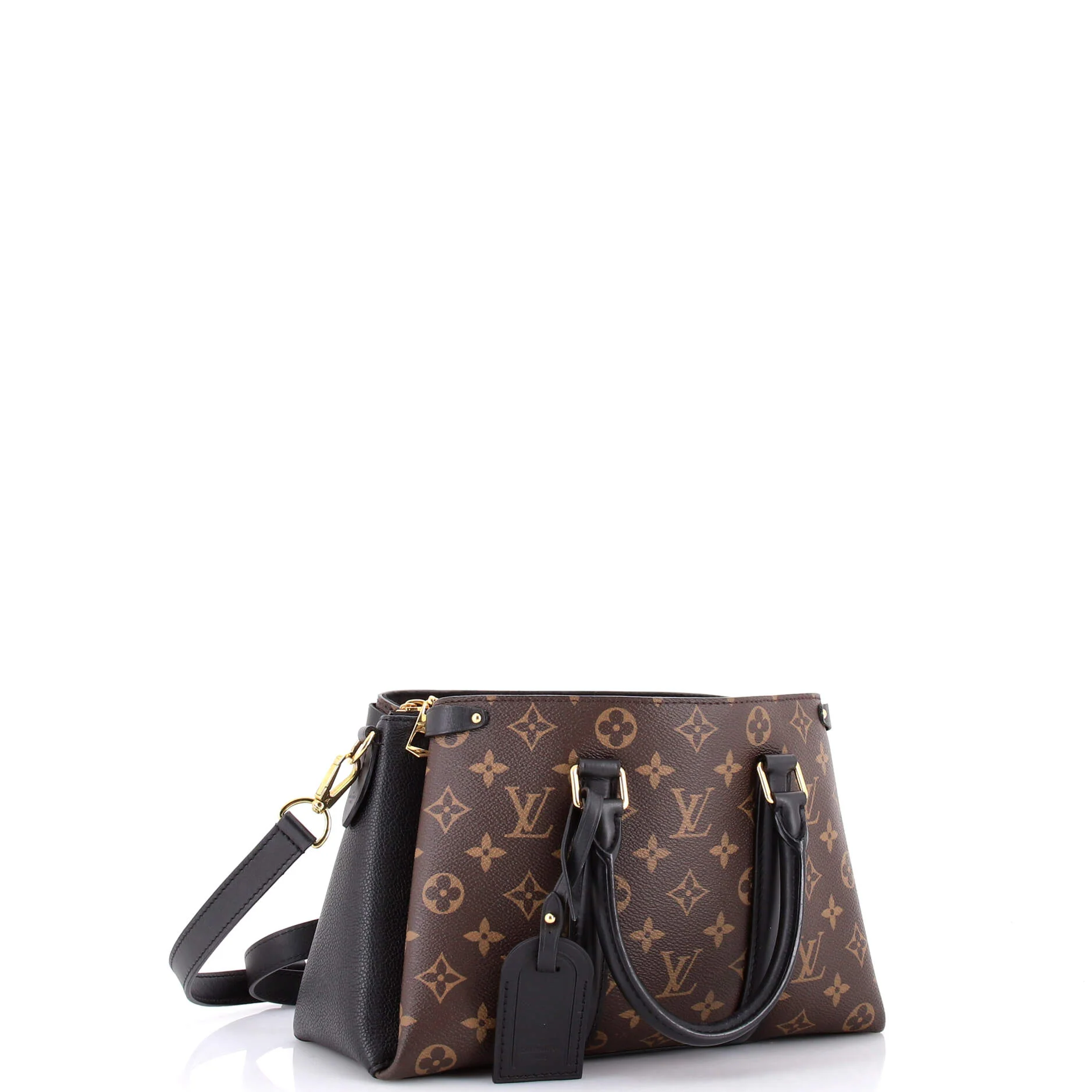 Soufflot Tote Monogram Canvas with Leather BB - Image 2