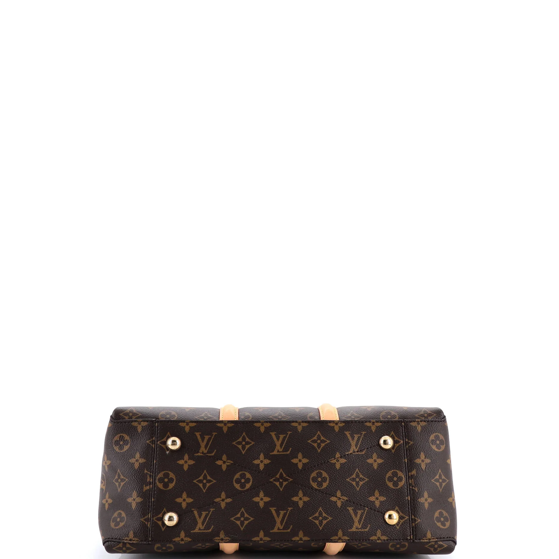 Soufflot Tote Monogram Canvas with Leather MM - Image 4