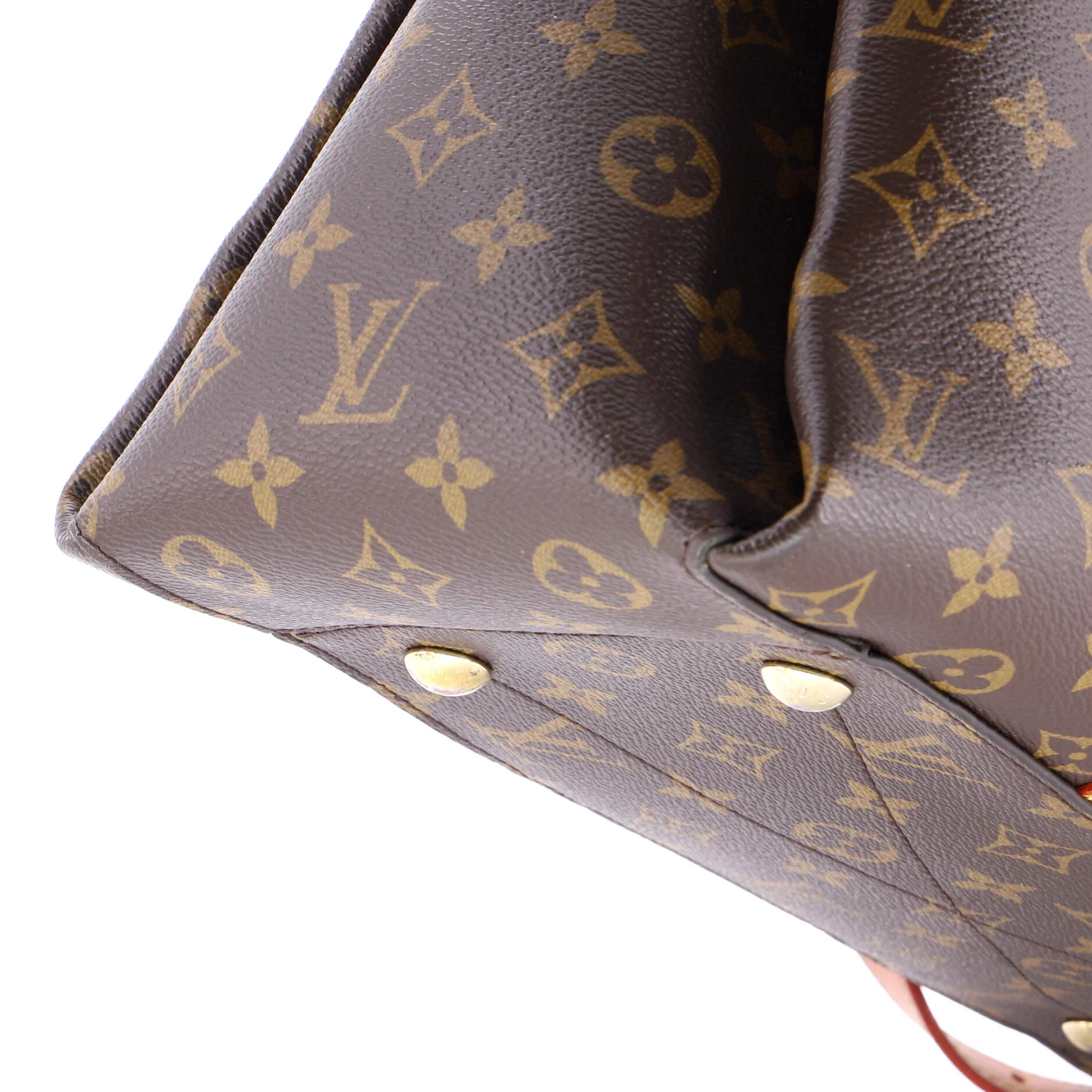 Soufflot Tote Monogram Canvas with Leather MM - Image 6