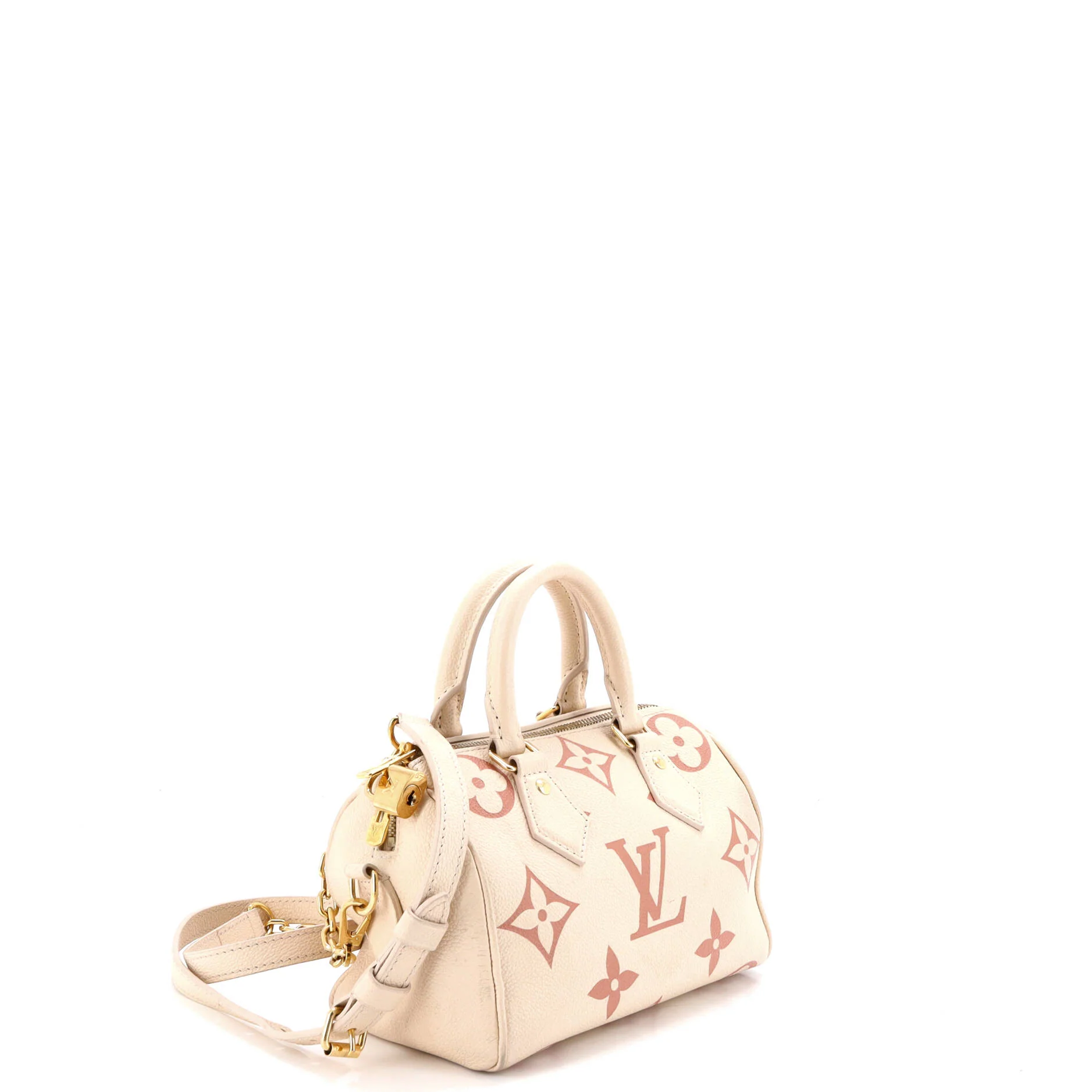 Speedy Bandouliere Bag Bicolor Monogram Empreinte Giant 20 - Image 2