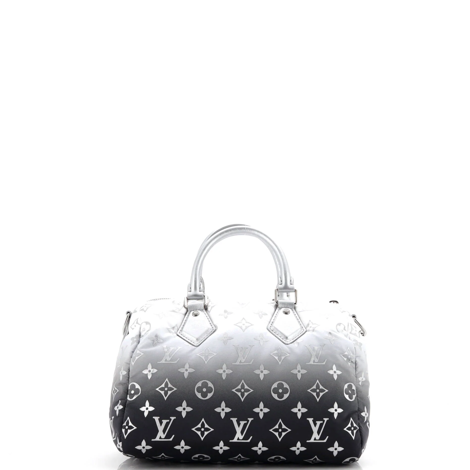Speedy Bandouliere Bag Frost Gradient Monogram Nylon 25 - Image 3