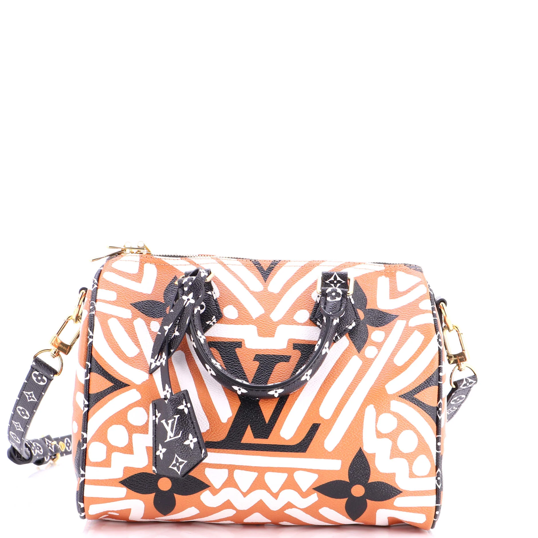 Speedy Bandouliere Bag Limited Edition Crafty Monogram Giant 25