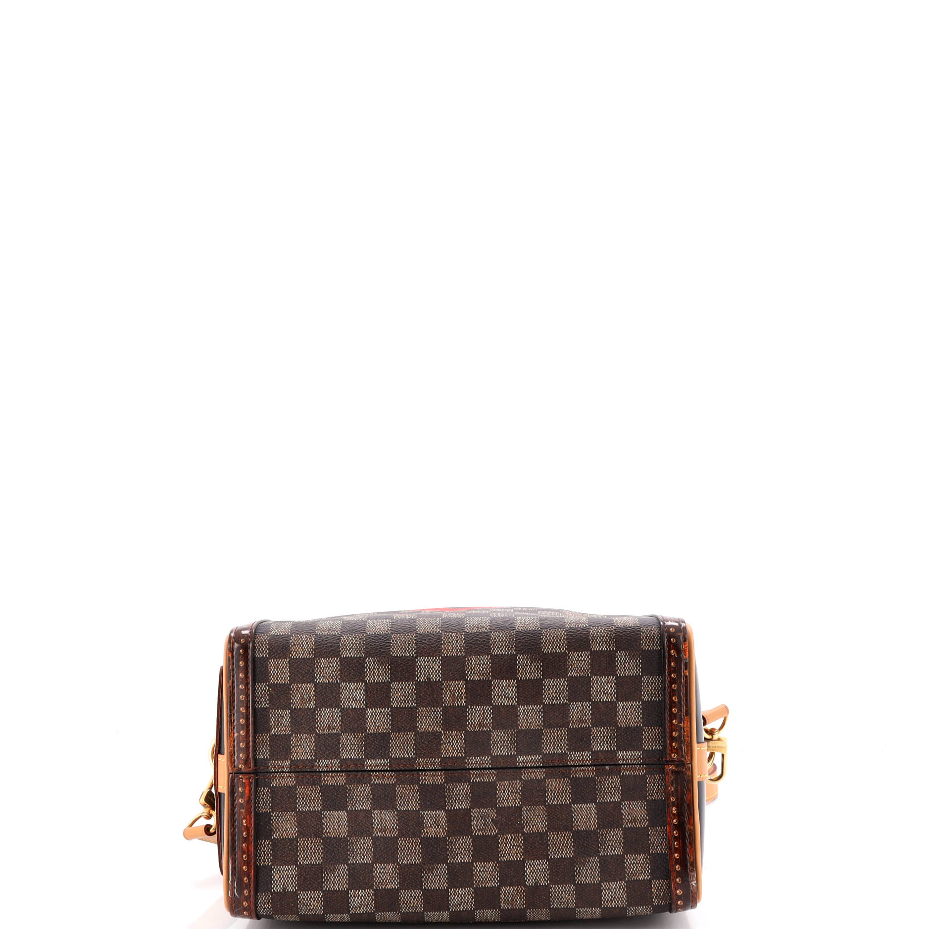 Speedy Bandouliere Bag Limited Edition Damier Time Trunk 25 - Image 4