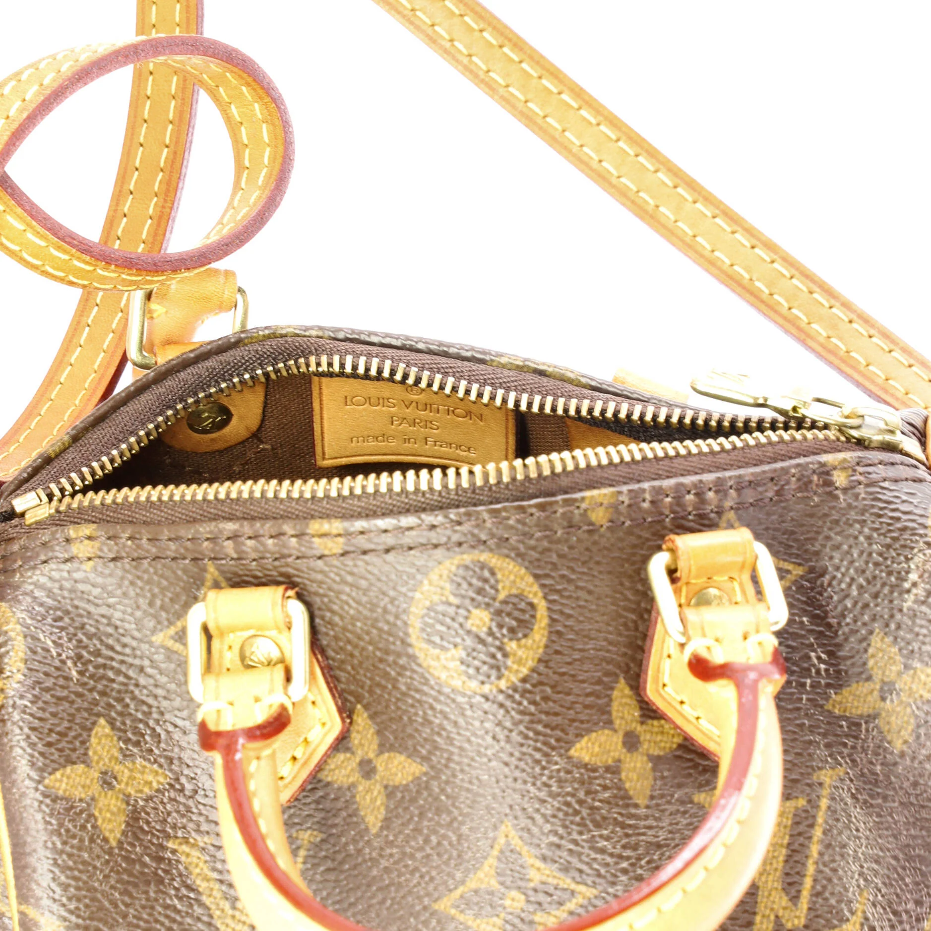 Speedy Bandouliere Bag Monogram Canvas Nano - Image 6