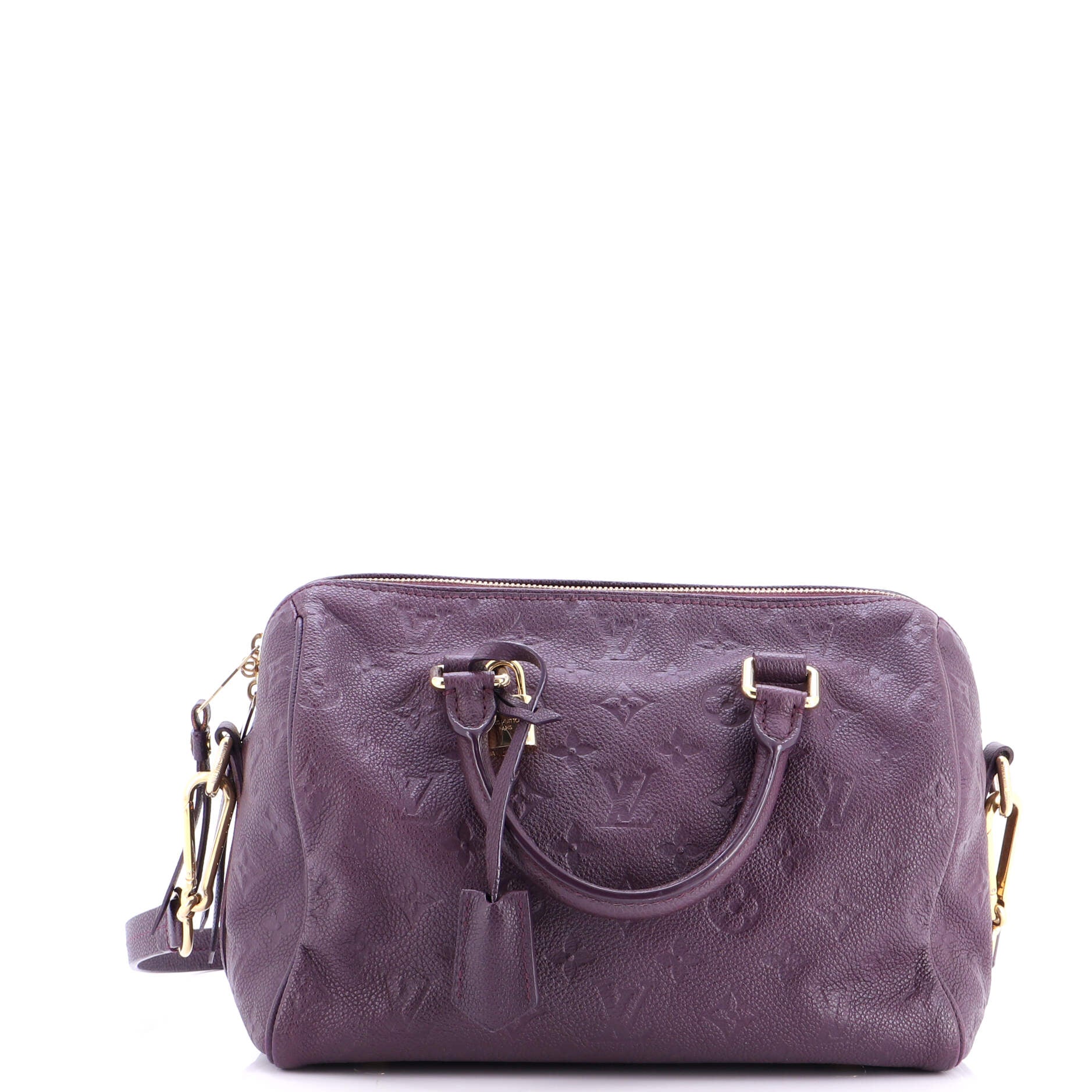 Speedy Bandouliere Bag Monogram Empreinte Leather 25