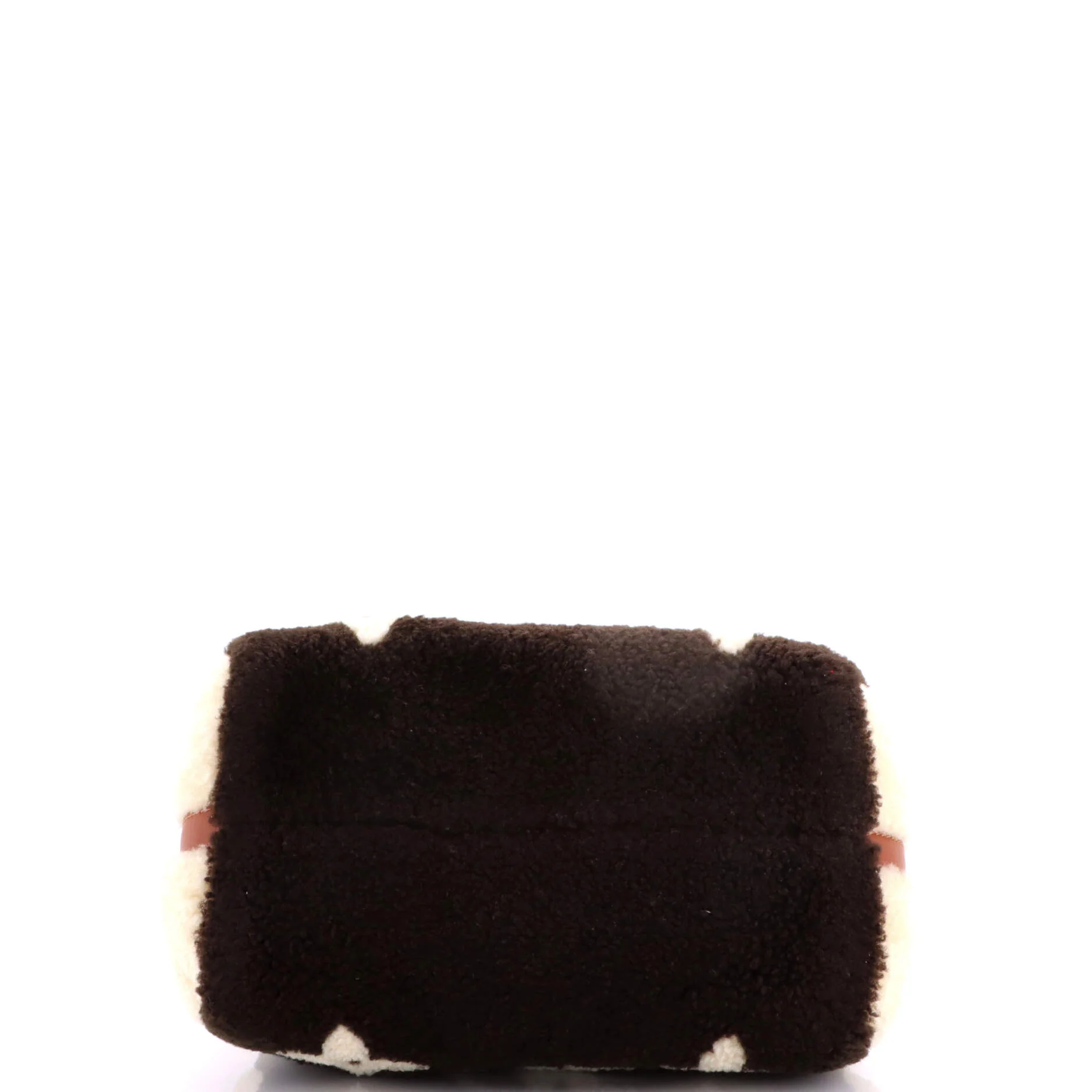 Speedy Bandouliere Bag Monogram Giant Teddy Fleece 25 - Image 4