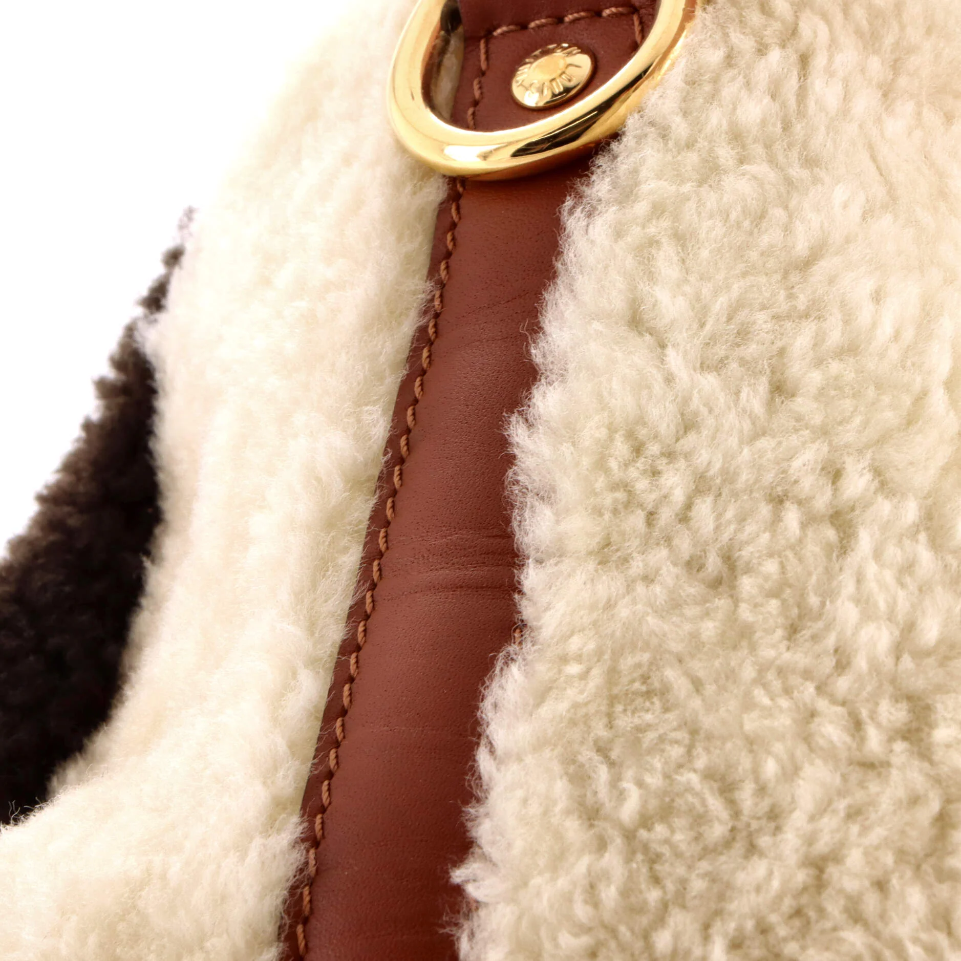 Speedy Bandouliere Bag Monogram Giant Teddy Fleece 25 - Image 6