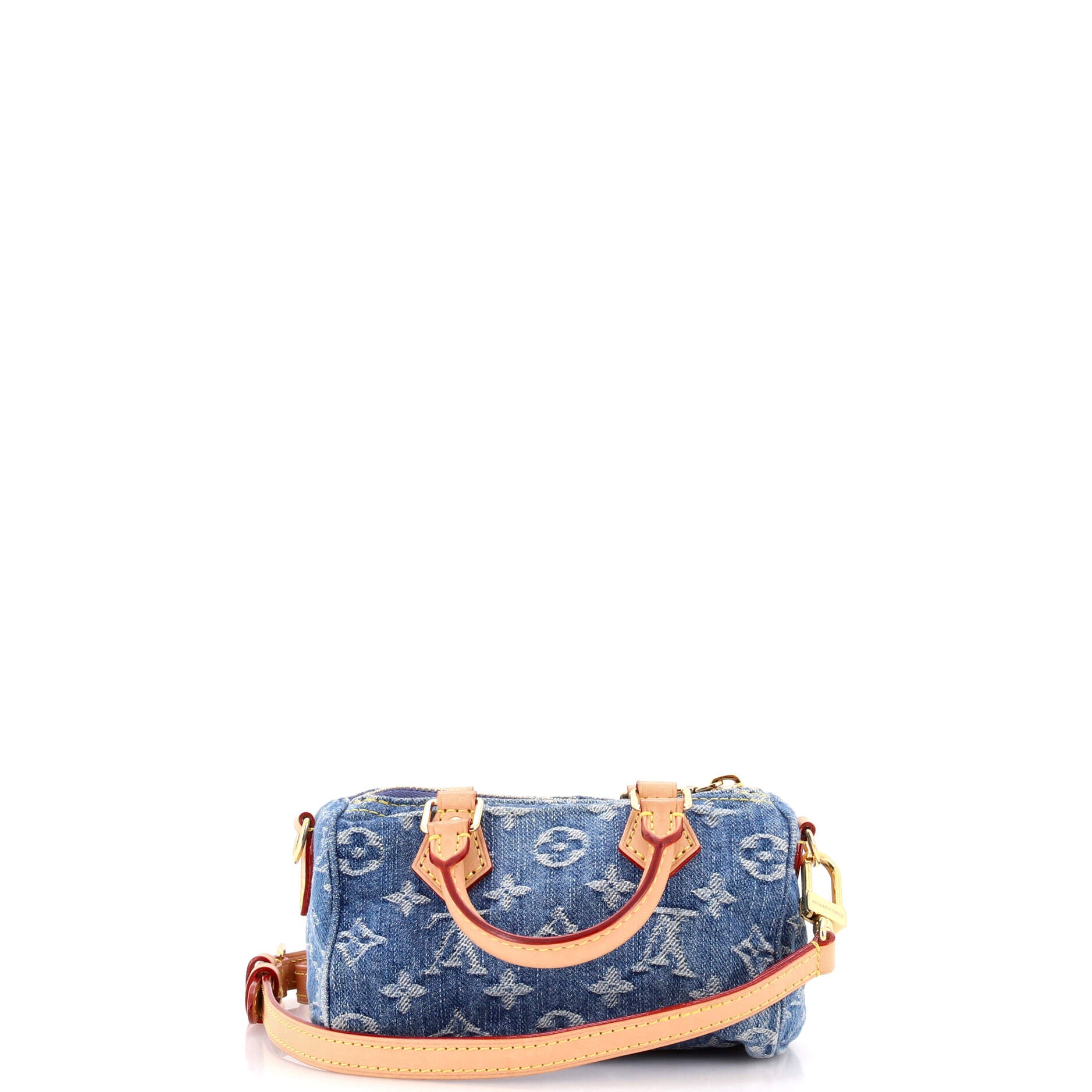 Speedy Bandouliere LV Remix Monogram Denim Nano - Image 3