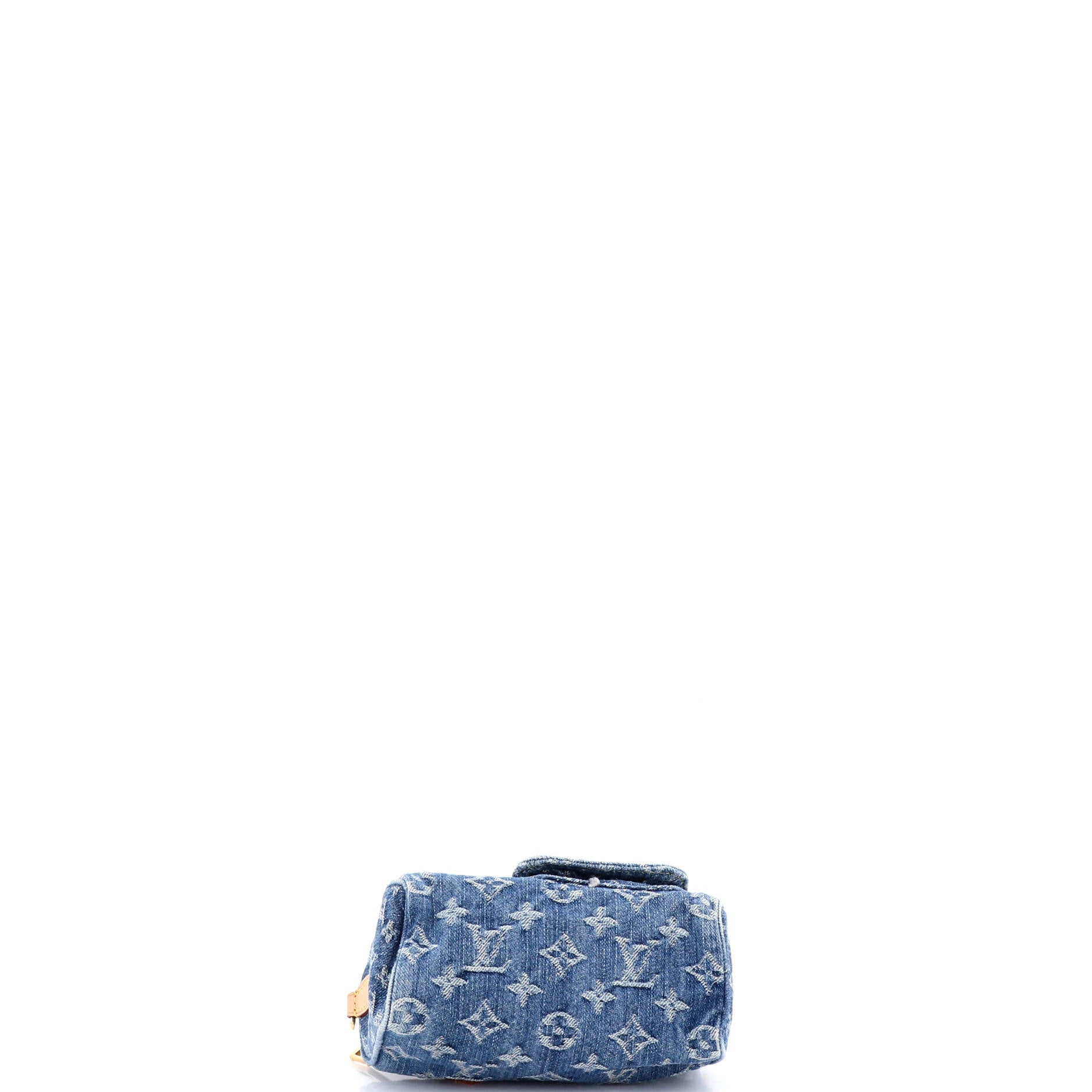Speedy Bandouliere NM Bag Monogram Denim Nano - Image 4