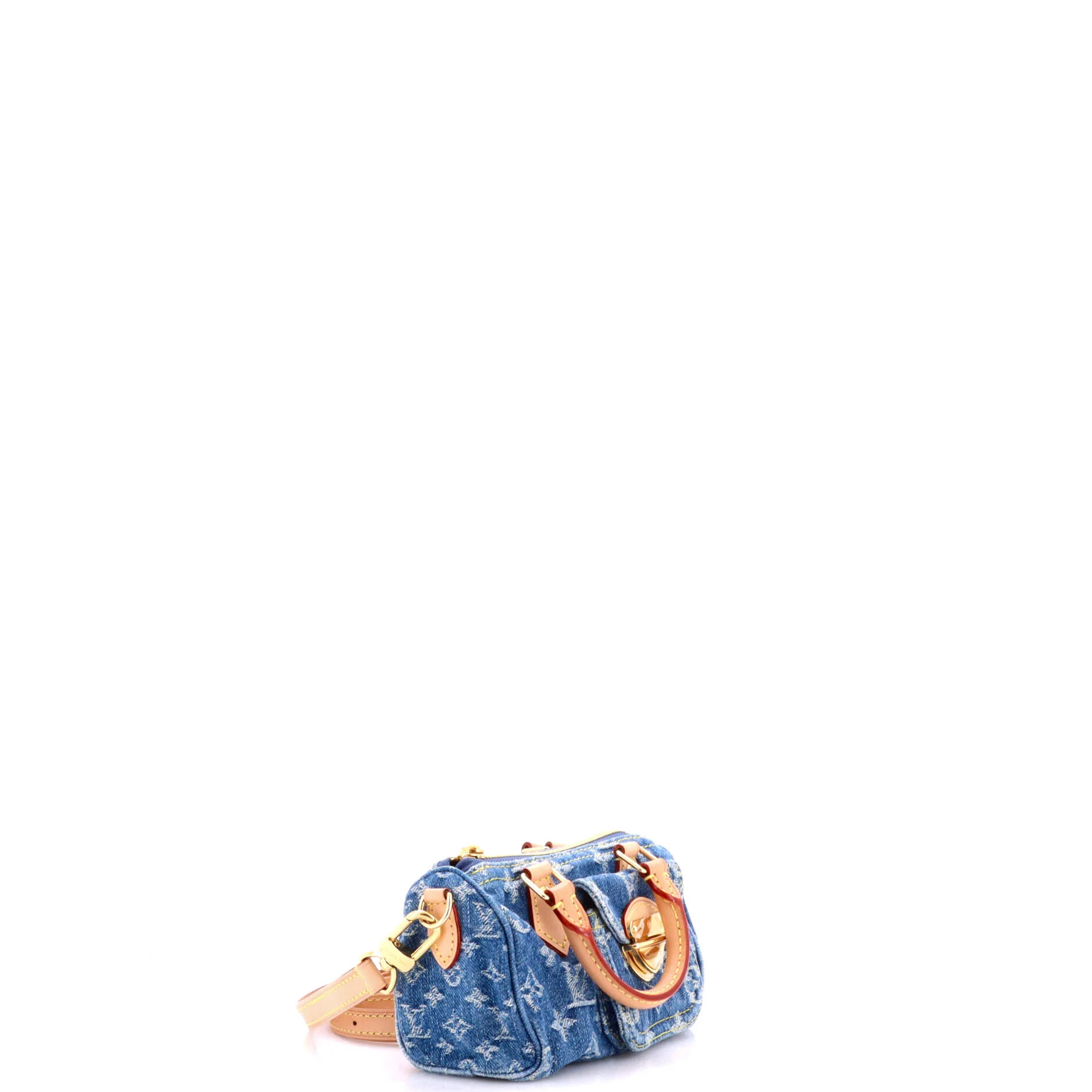 Speedy Bandouliere NM Bag Monogram Denim Nano - Image 2