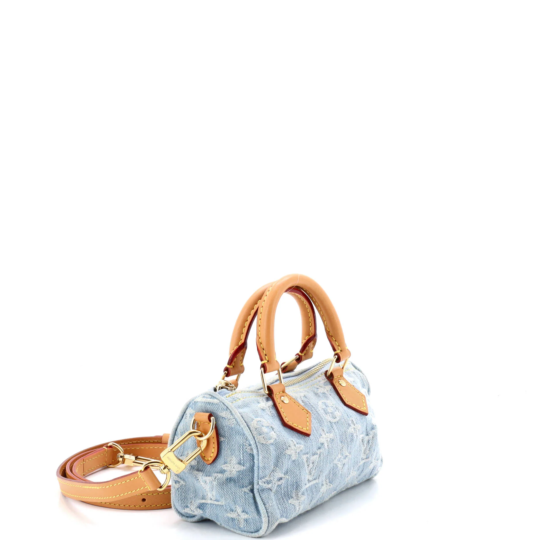 Speedy Bandouliere NM Bag Monogram Denim Sky Nano - Image 2