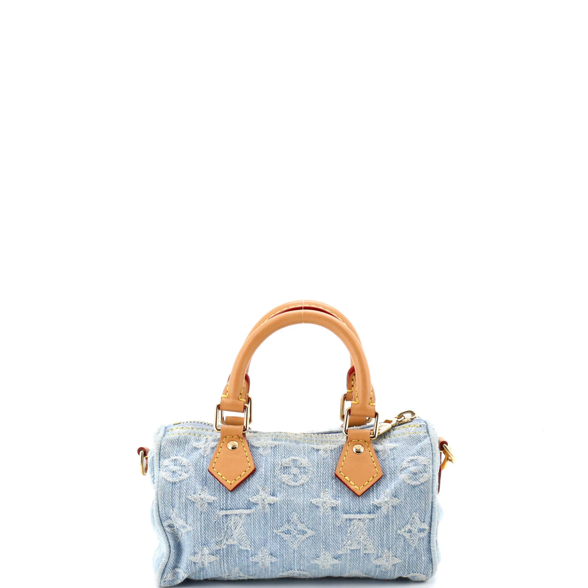 Speedy Bandouliere NM Bag Monogram Denim Sky Nano - Image 3
