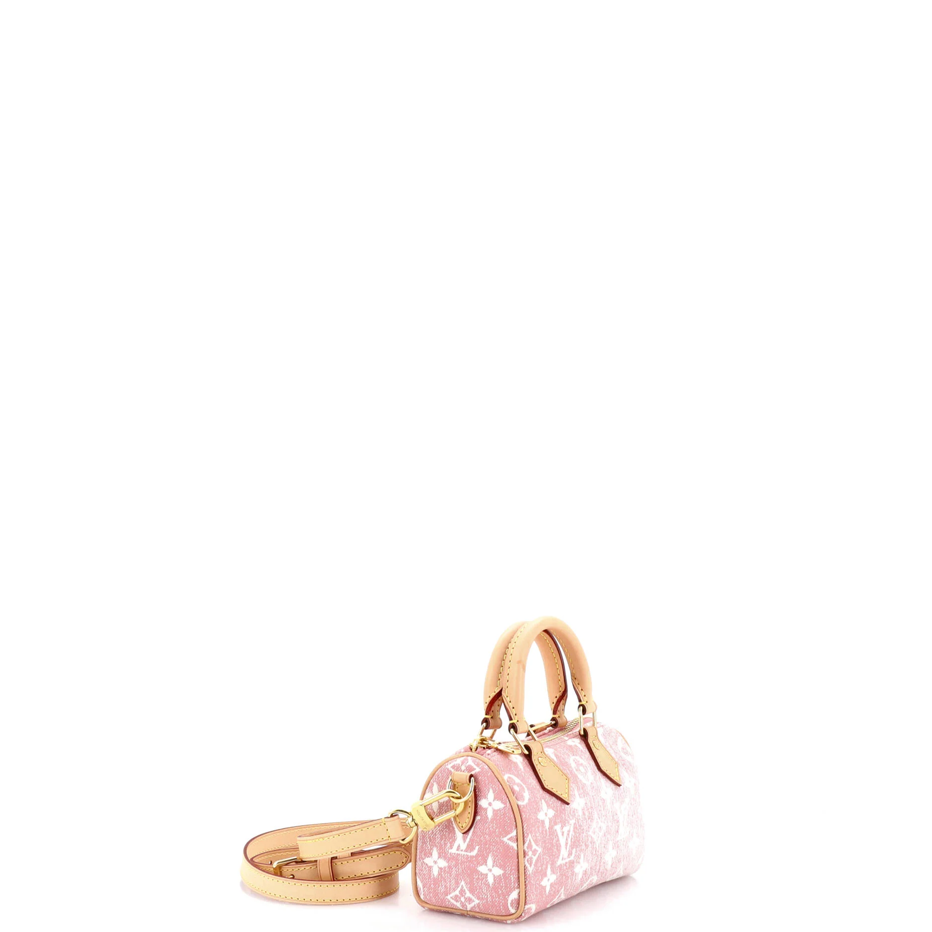 Speedy Bandouliere NM Bag Monogram Jacquard Denim Nano - Image 2