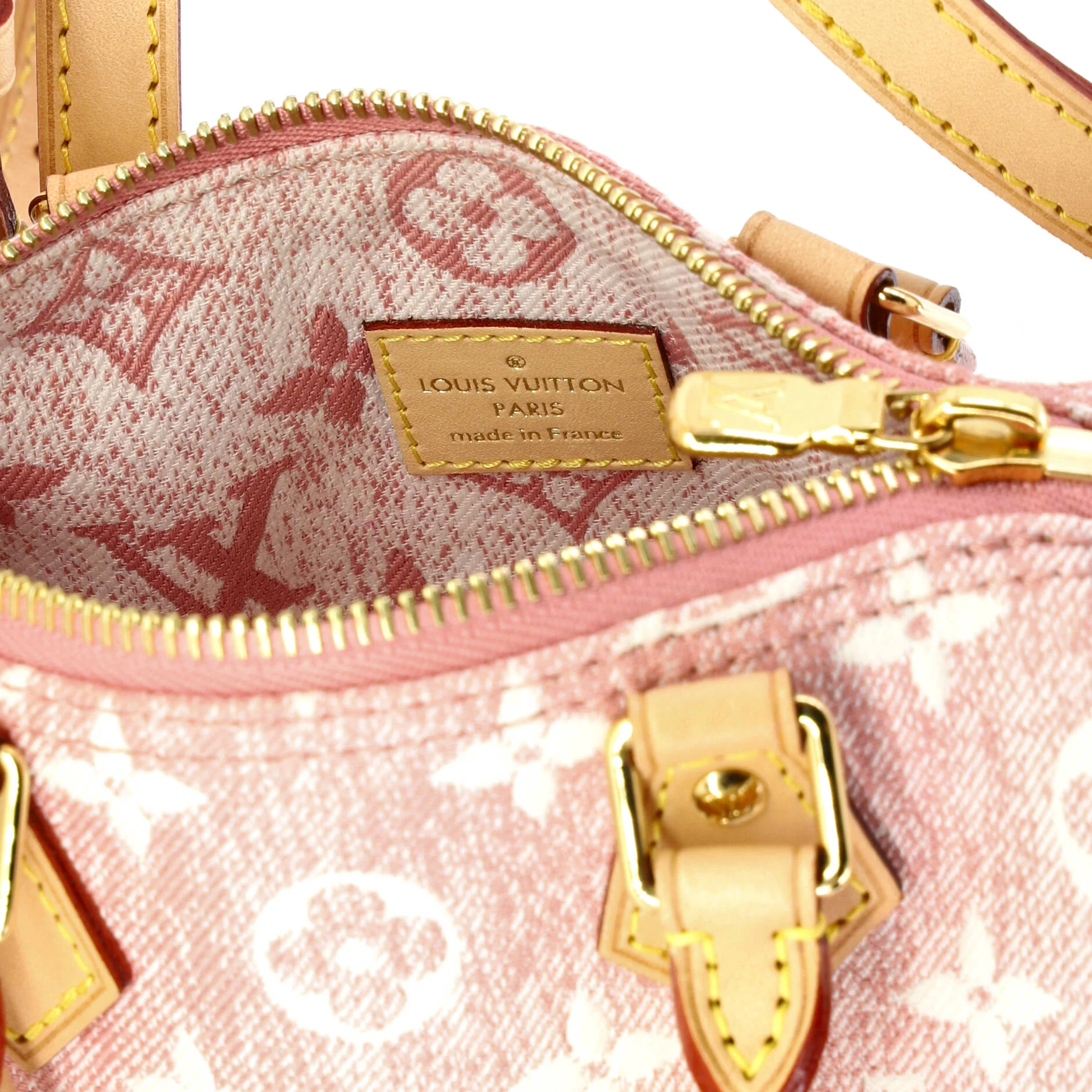 Speedy Bandouliere NM Bag Monogram Jacquard Denim Nano - Image 6