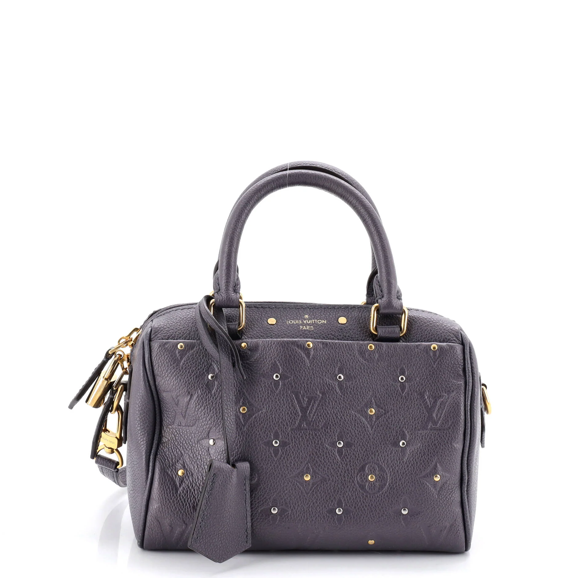 Speedy Bandouliere NM Bag Studded Monogram Empreinte Leather 20