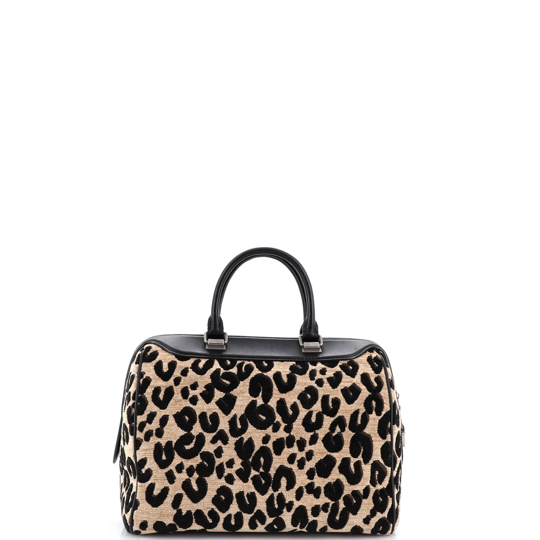 Speedy Handbag Limited Edition Stephen Sprouse Leopard Chenille - Image 3