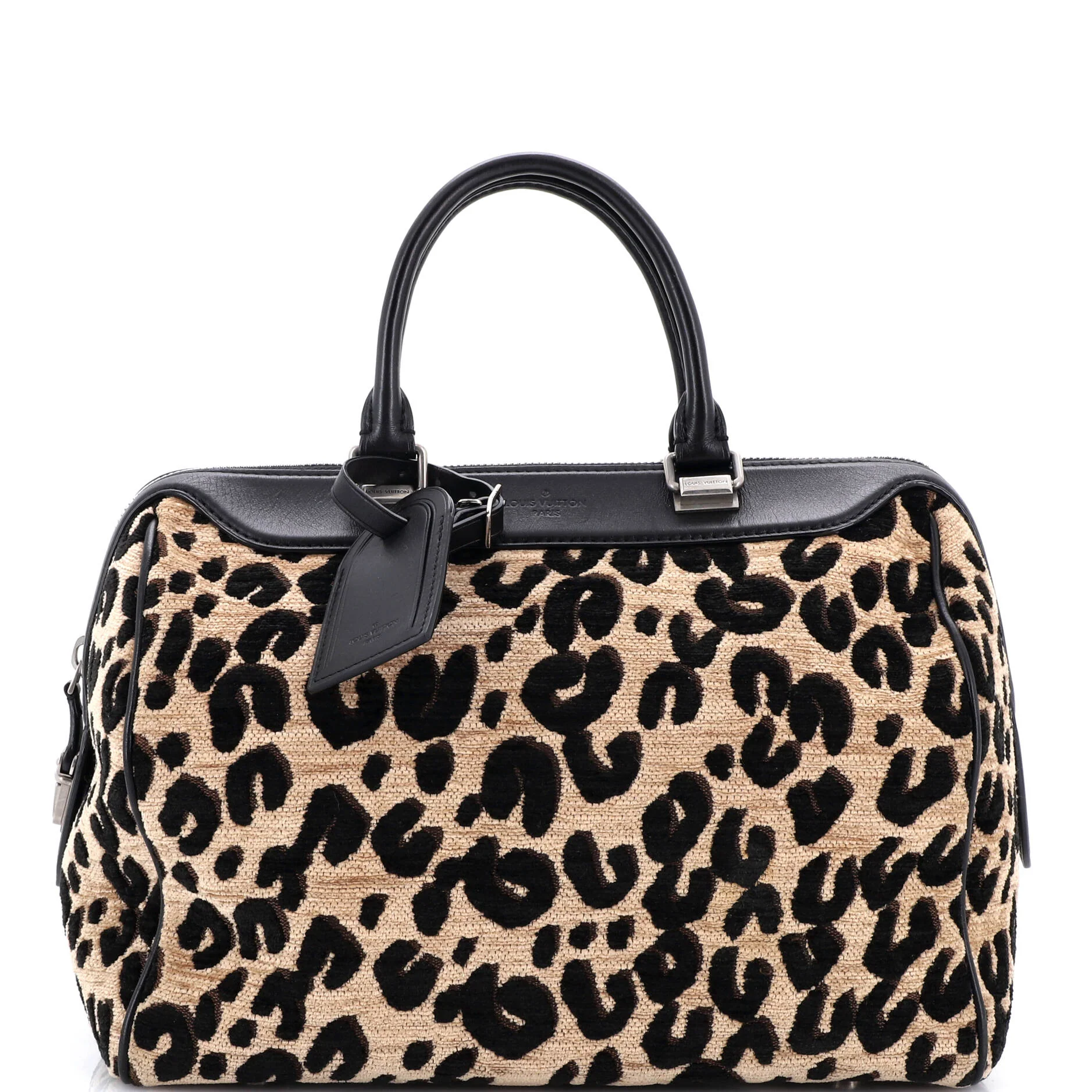 Speedy Handbag Limited Edition Stephen Sprouse Leopard Chenille