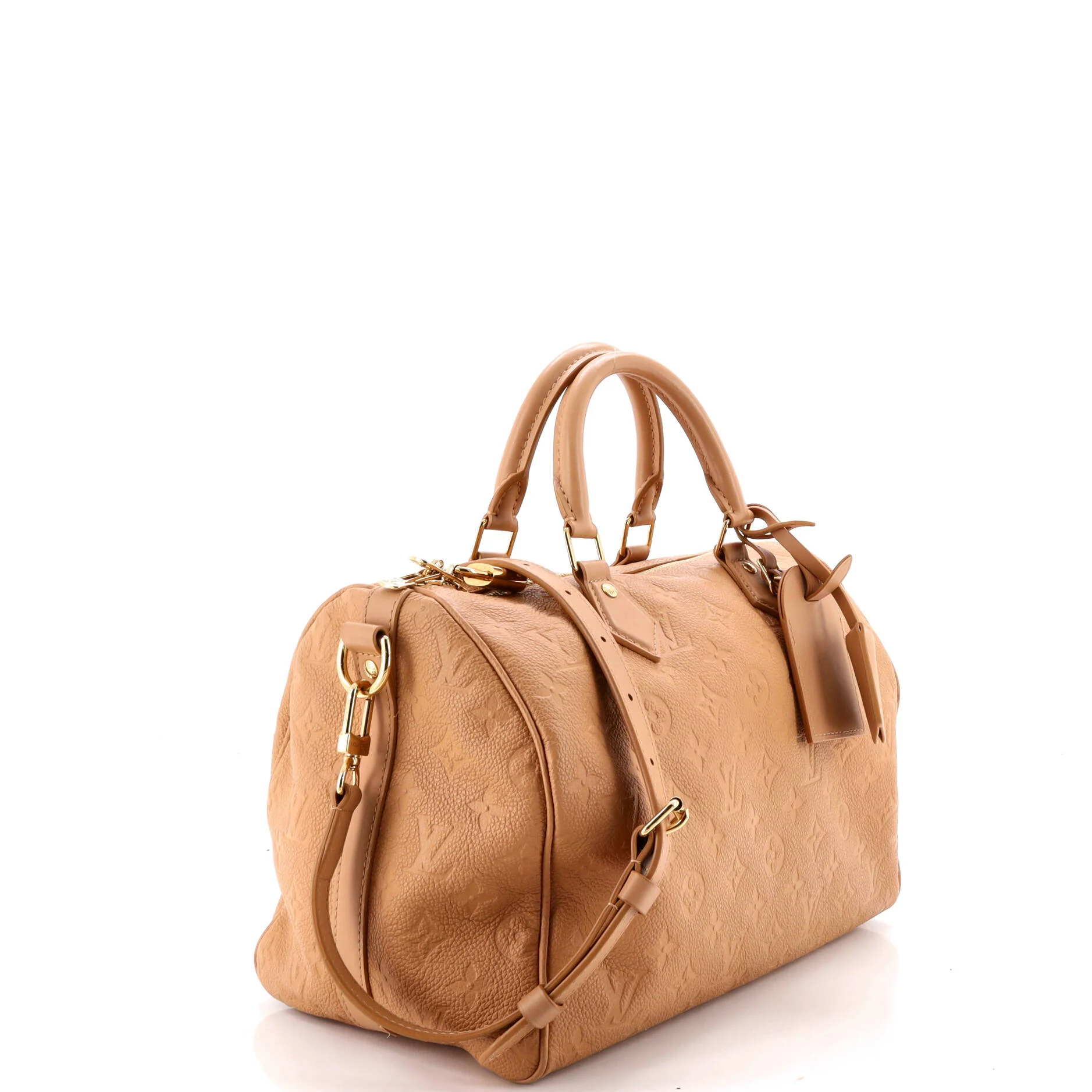 Speedy Soft Bandouliere Bag Monogram Empreinte Leather 30 - Image 2