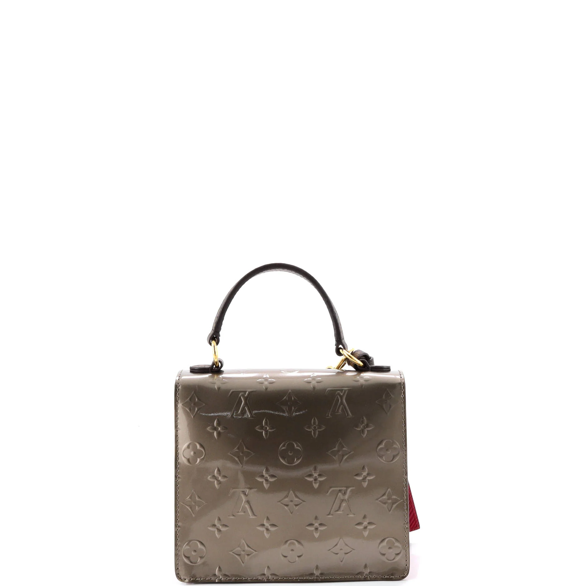 Spring Street NM Handbag Monogram Vernis with Monogram Canvas and Epi Leather - Image 3