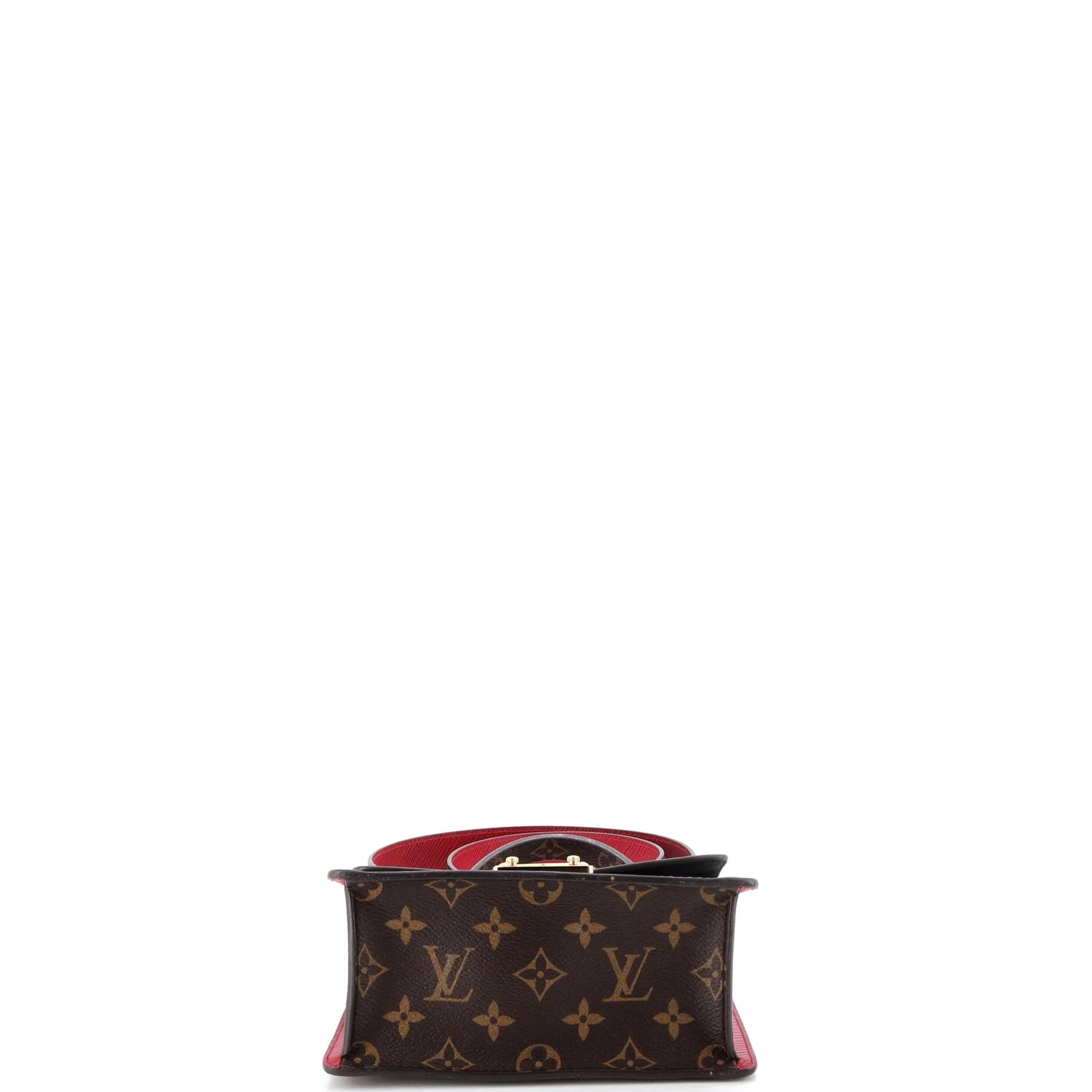 Spring Street NM Handbag Monogram Vernis with Monogram Canvas and Epi Leather - Image 4
